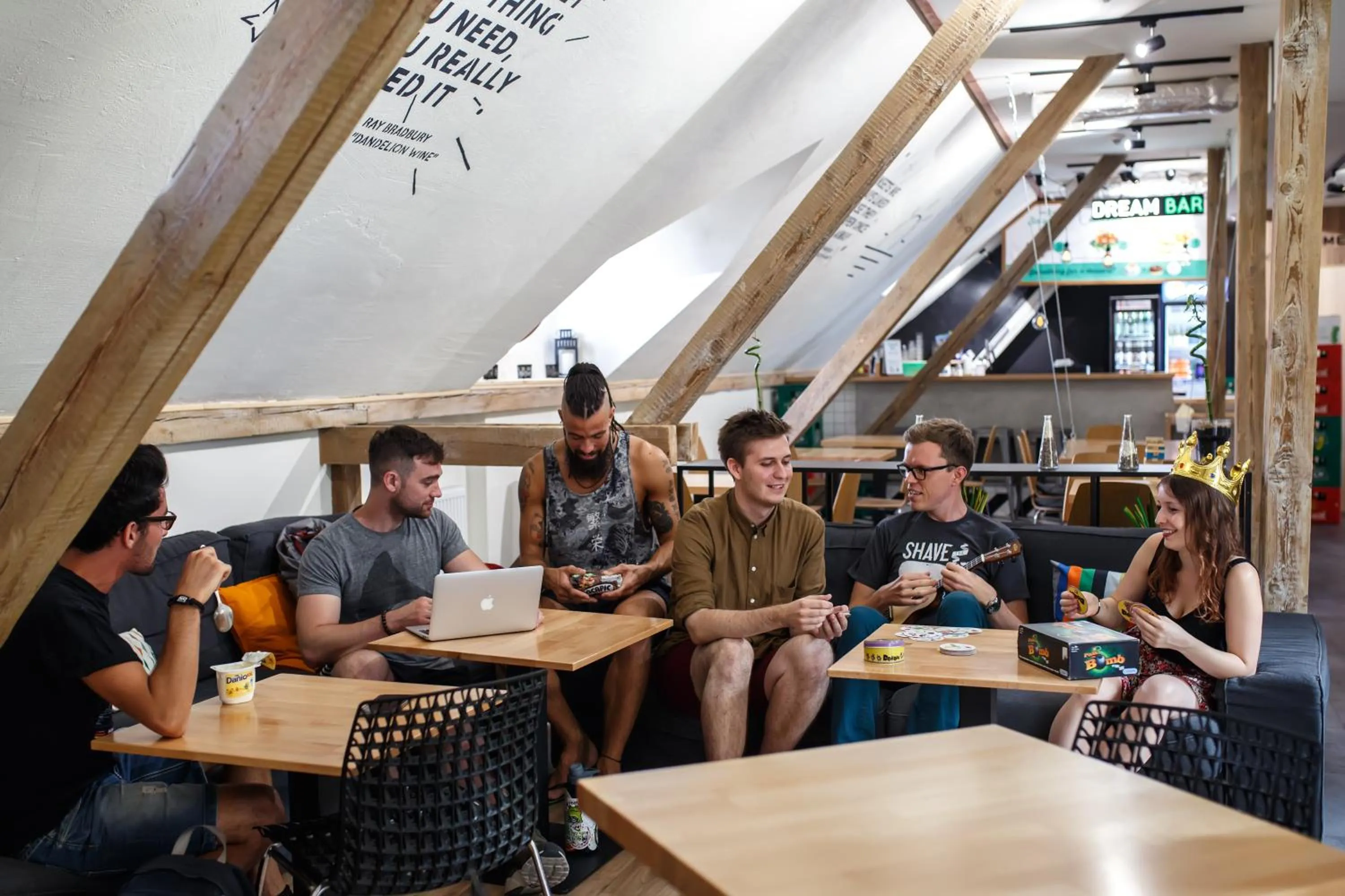 Game Room in Safestay Warsaw Old Town