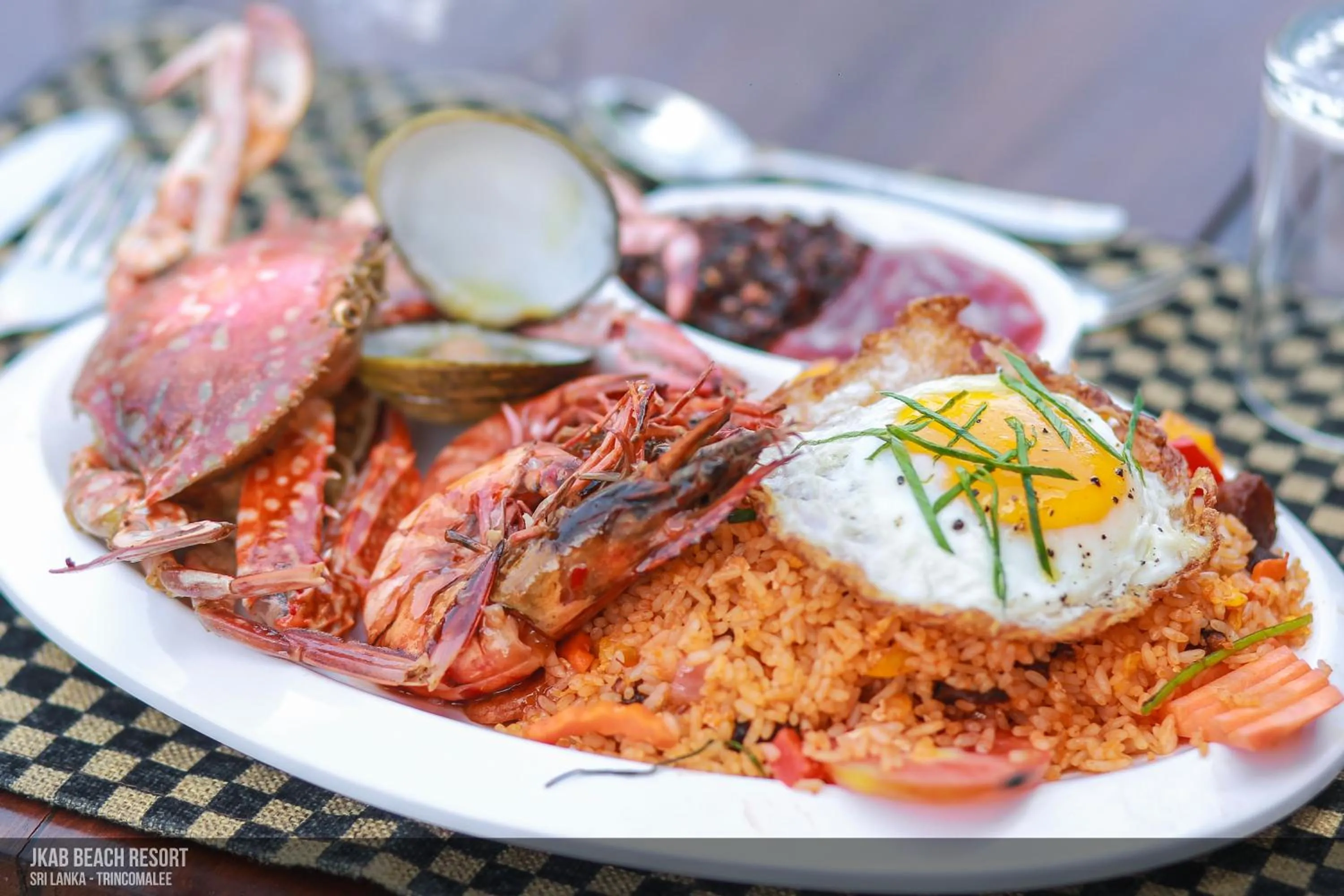 Food in JKAB Beach Resort