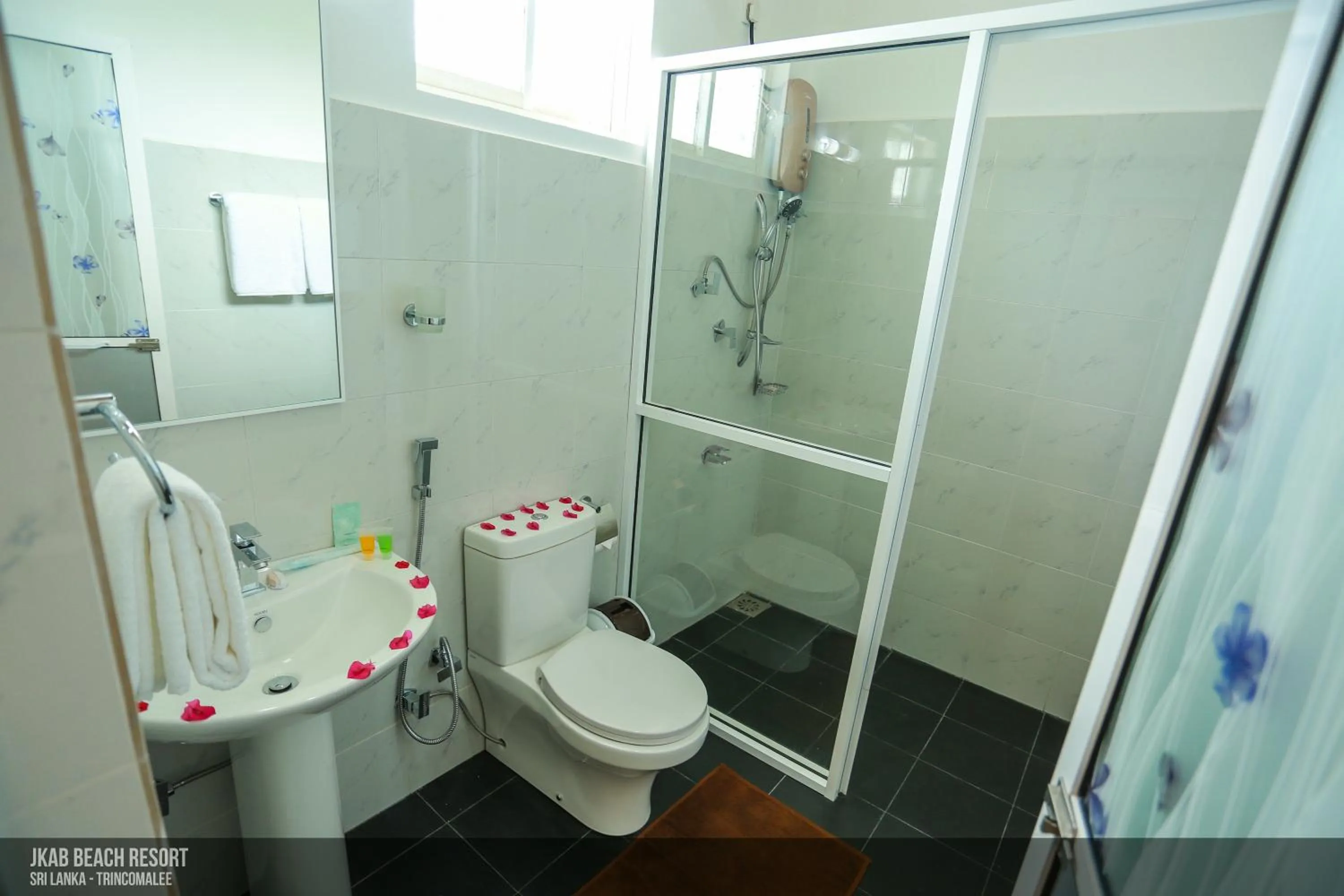 Toilet in JKAB Beach Resort