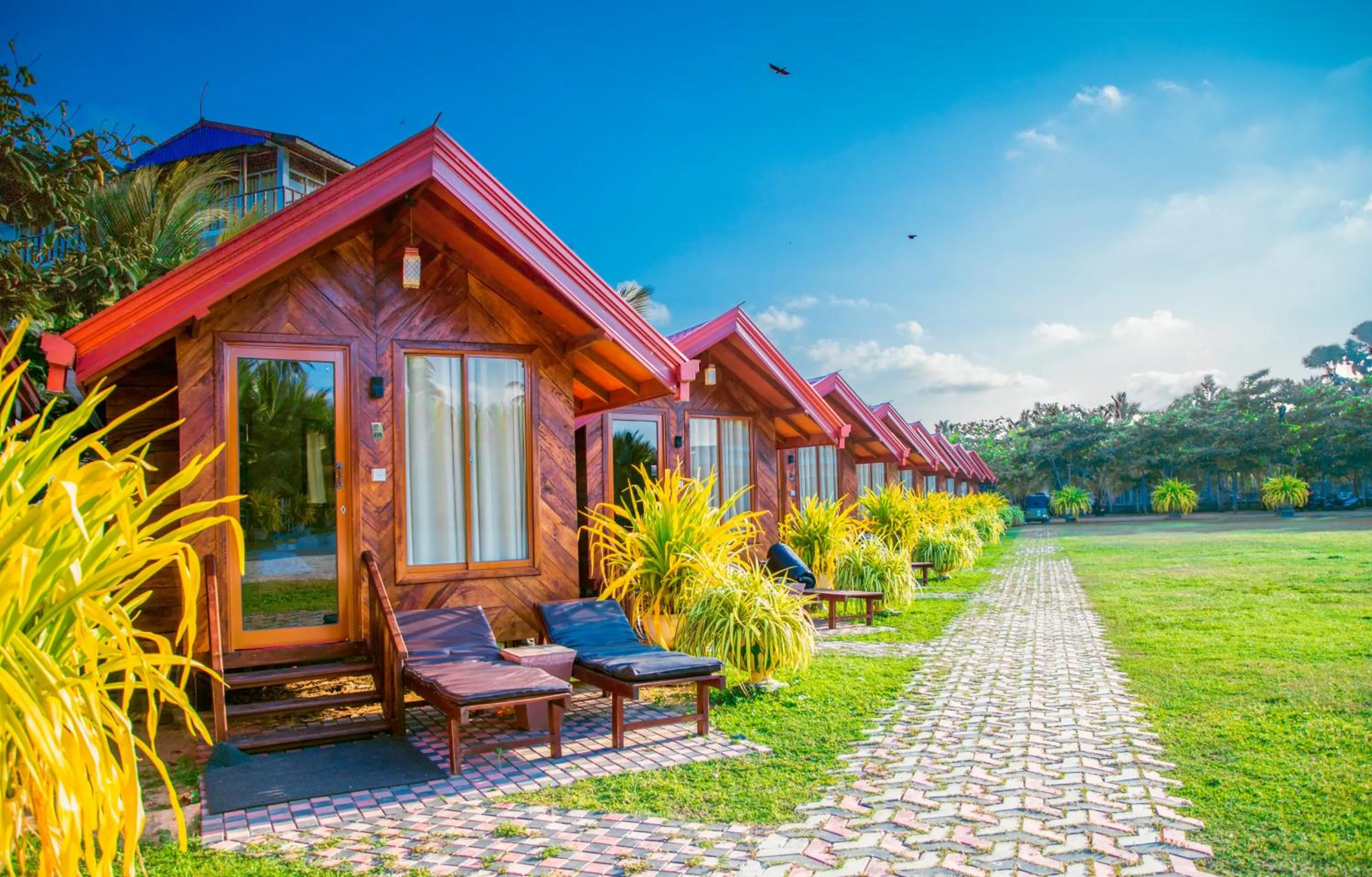 Facade/entrance in JKAB Beach Resort