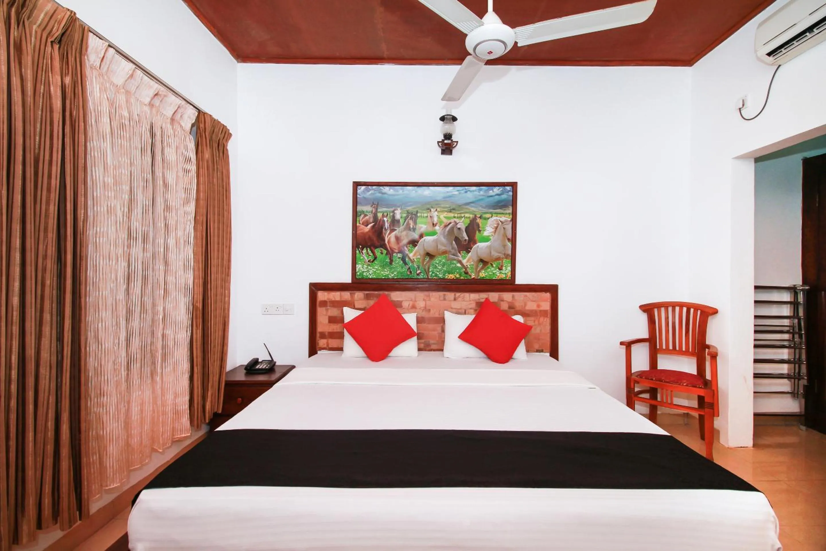 Bed in JKAB Beach Resort
