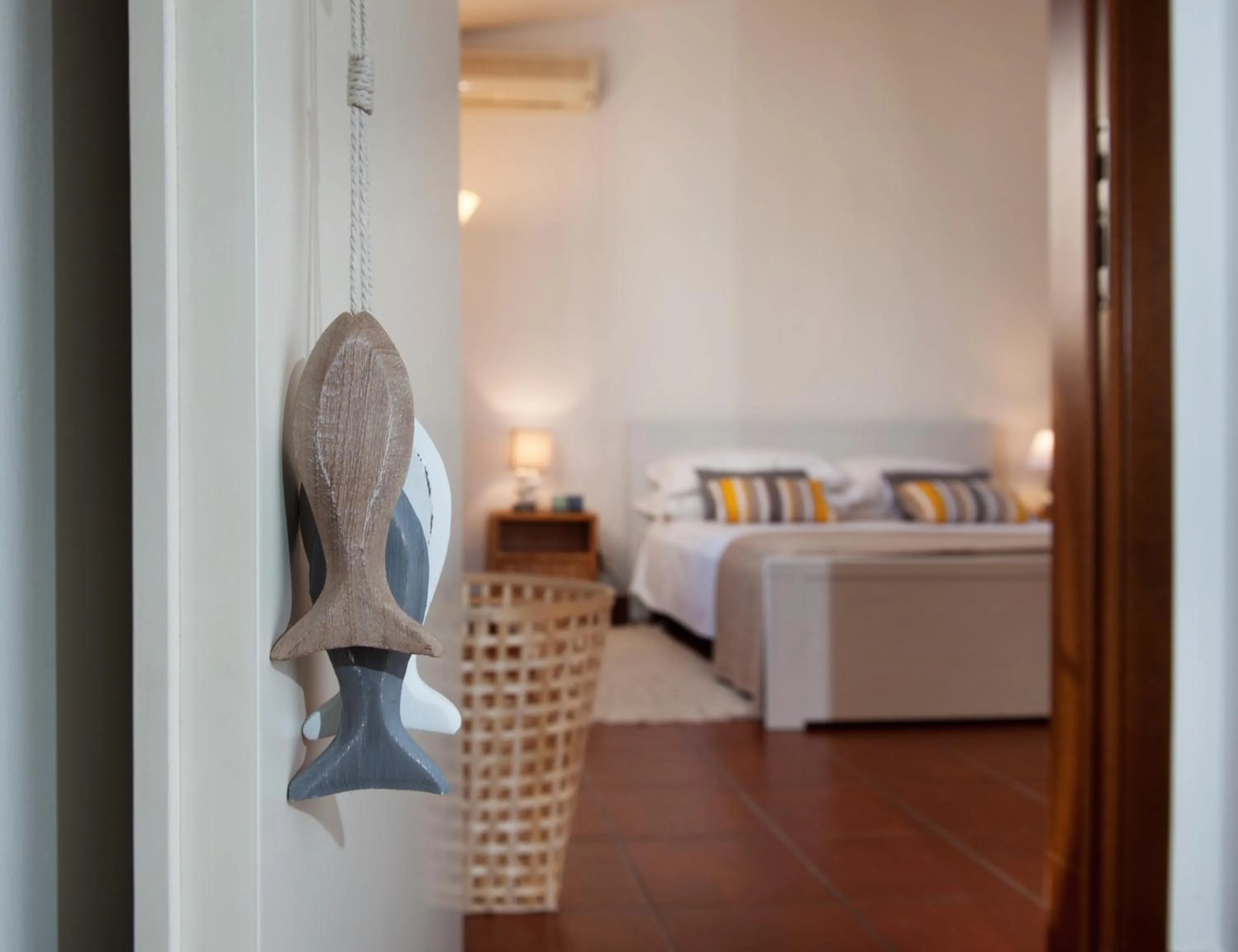 Decorative detail, Bed in B&B Canneto Beach