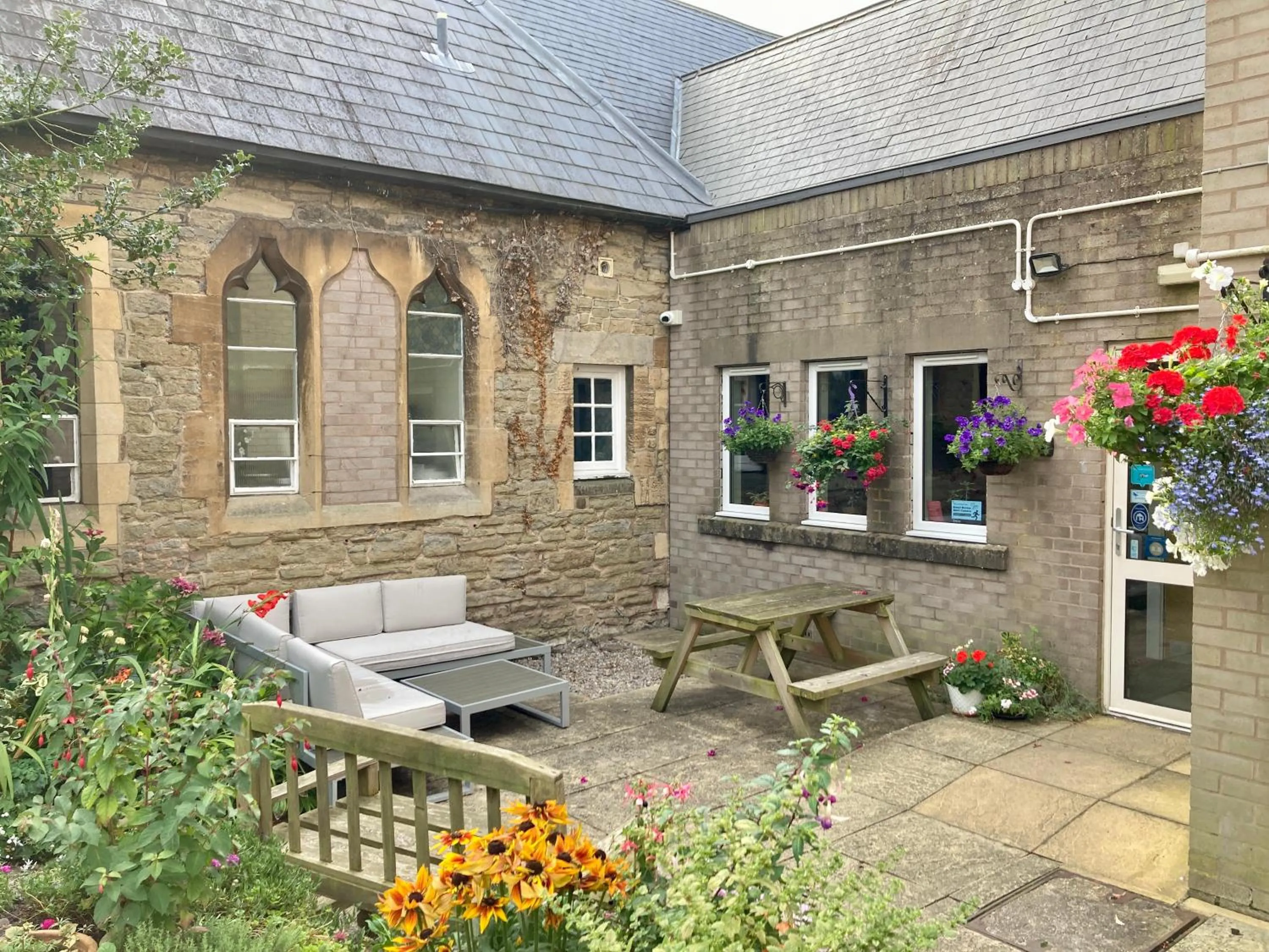 Facade/entrance in Ludlow Mascall Centre
