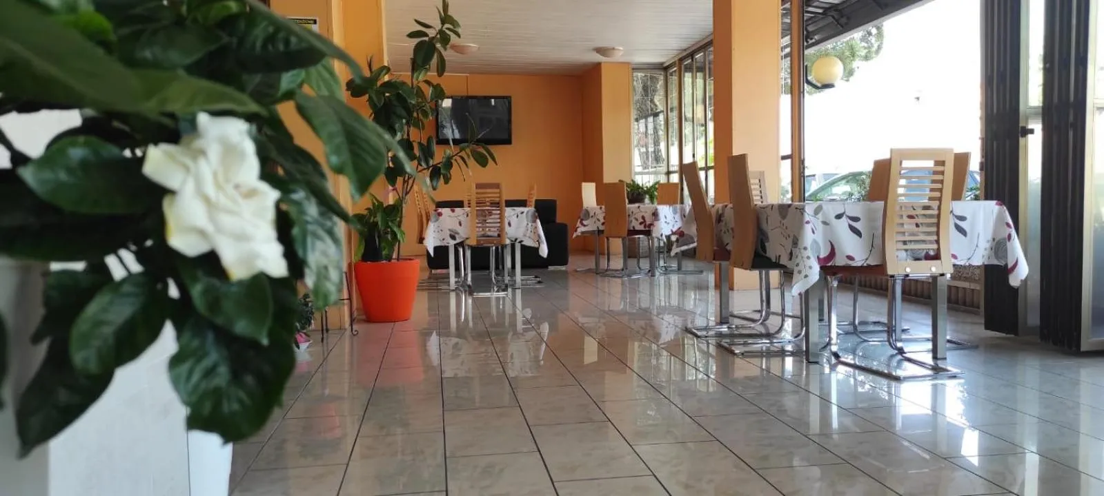 Communal lounge/ TV room in Hotel Vianello