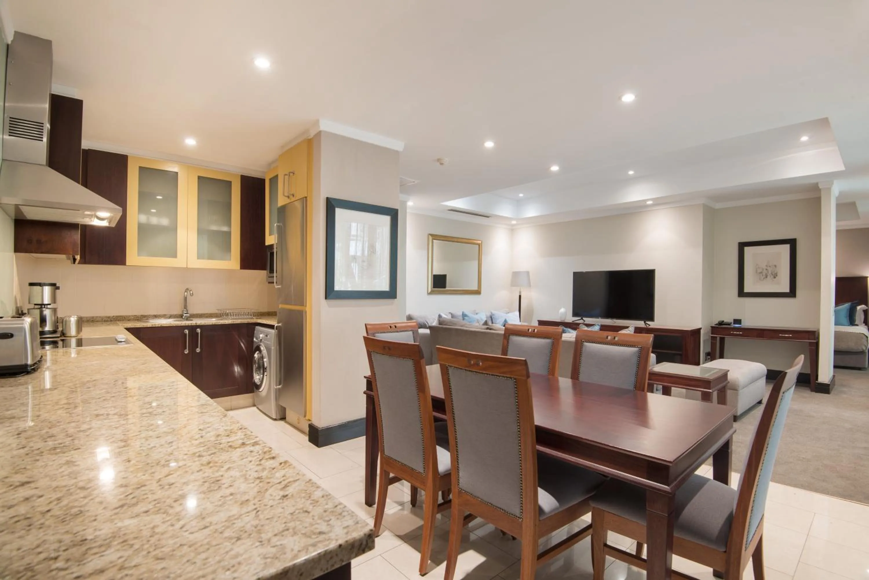 Kitchen or kitchenette in Raphael Suites