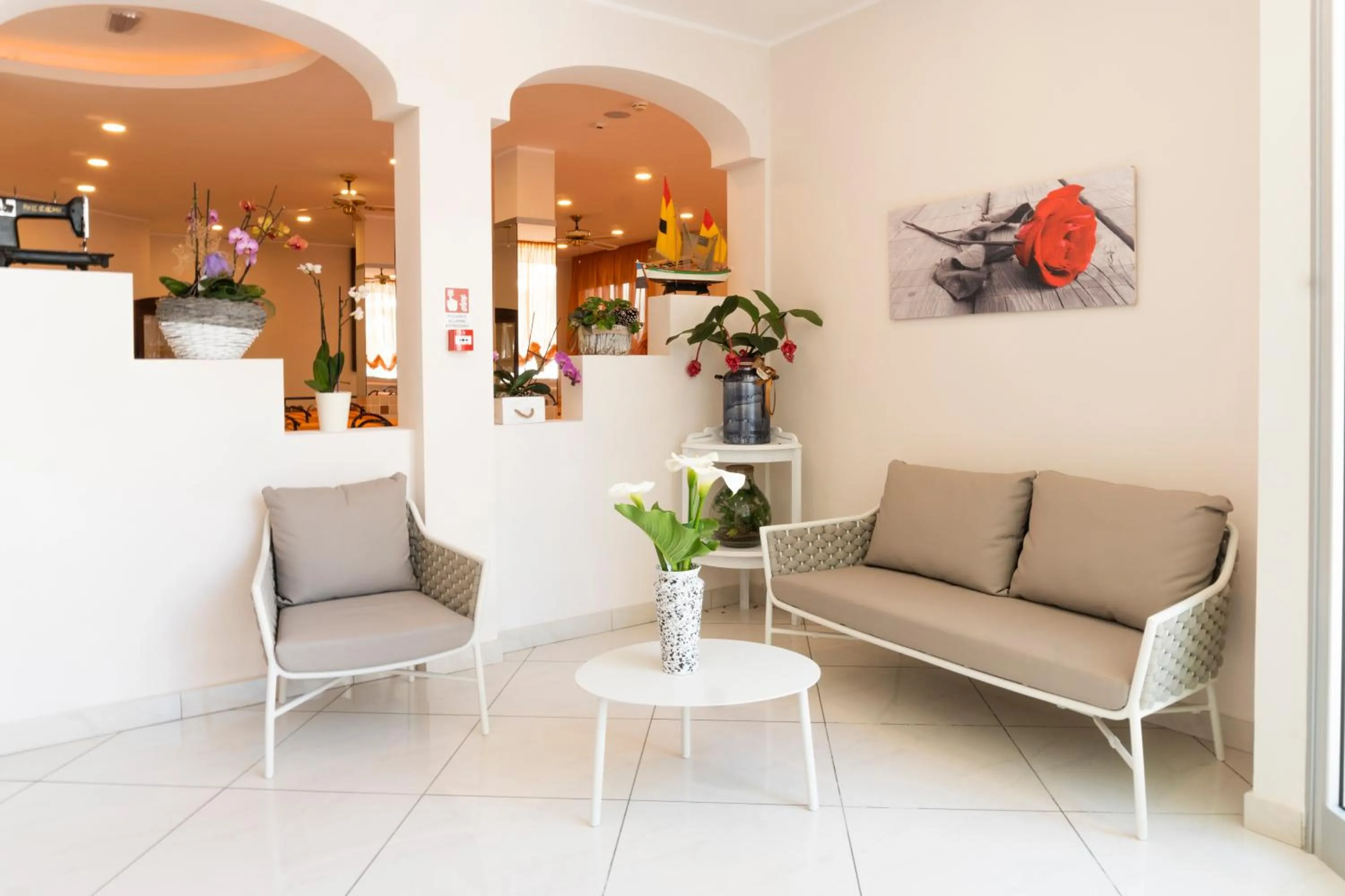 Living room in B&B Hotel Villa Nora