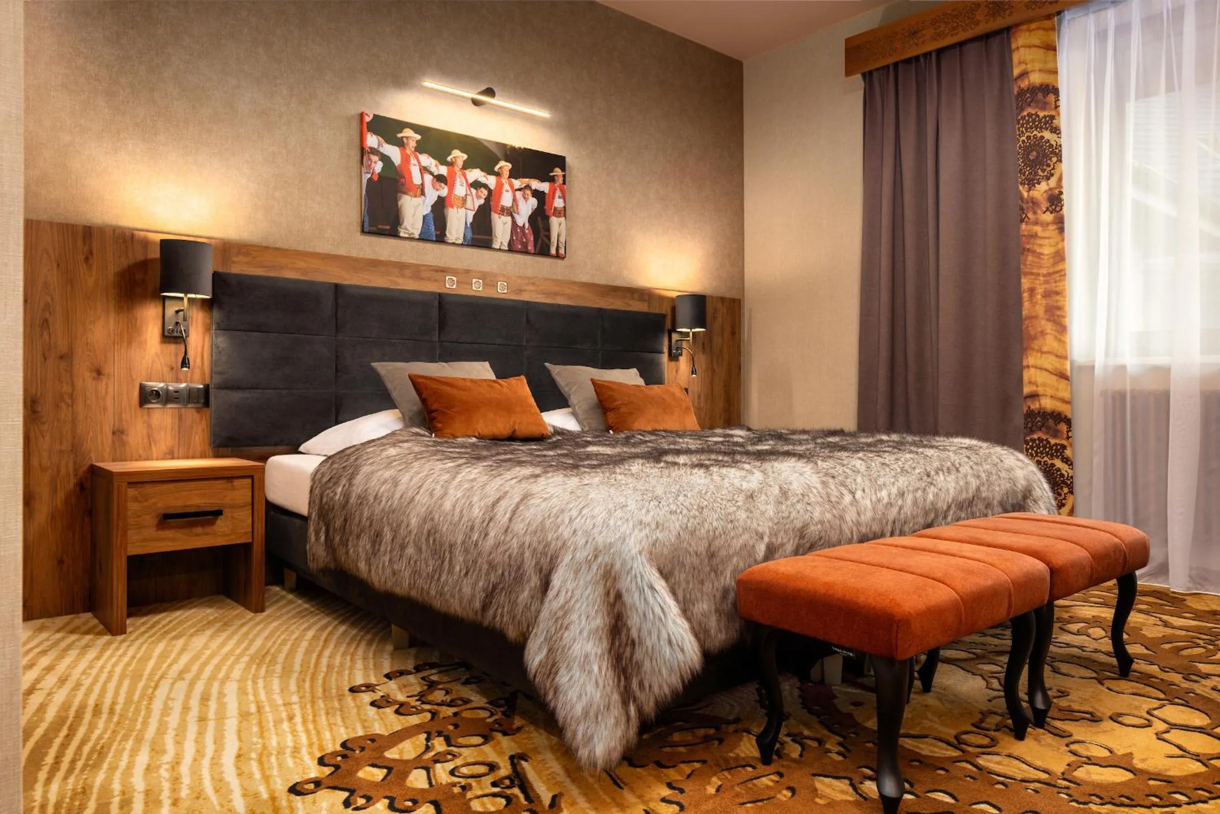 Bed in Złoty Groń Resort & Spa