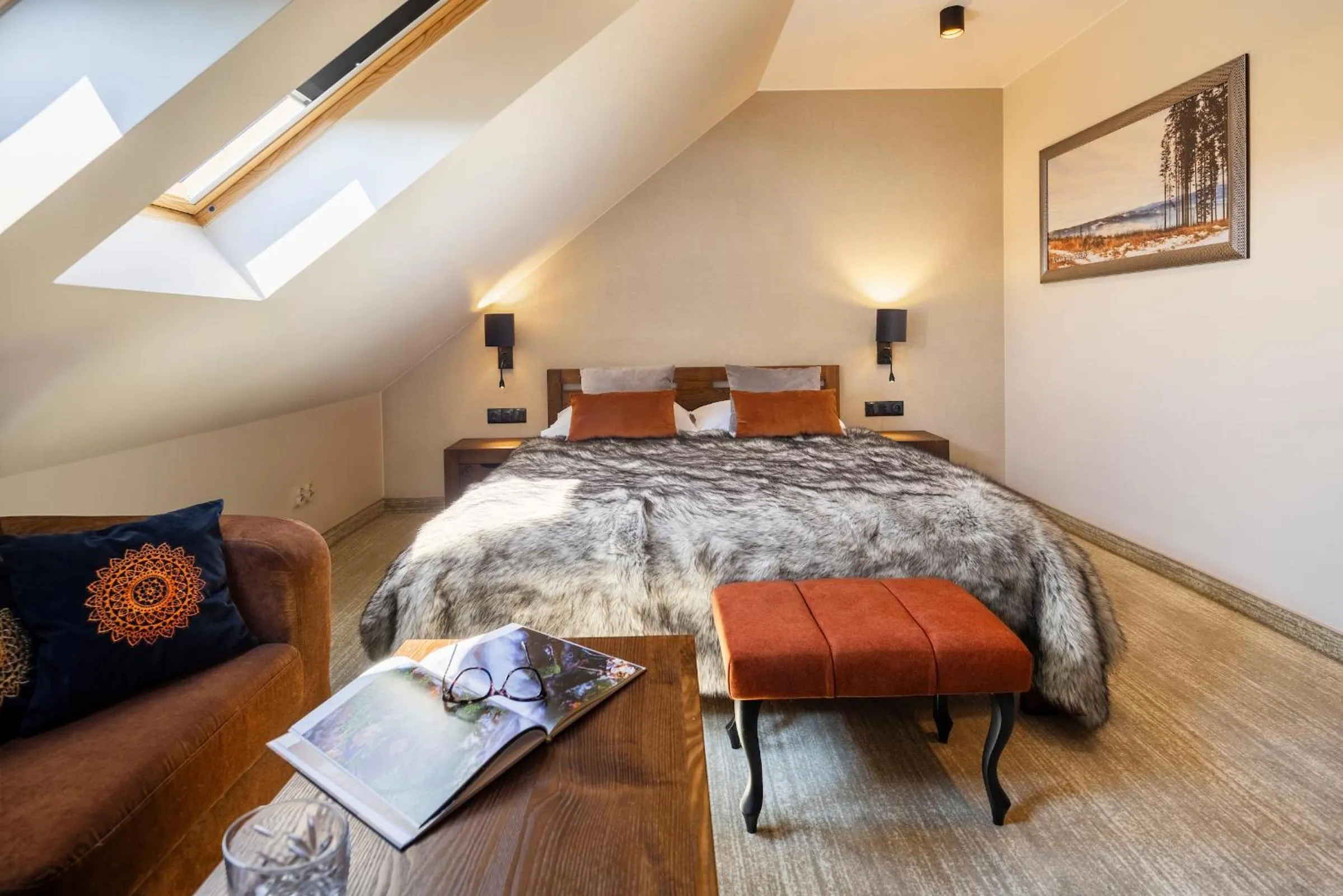 Bed in Złoty Groń Resort & Spa