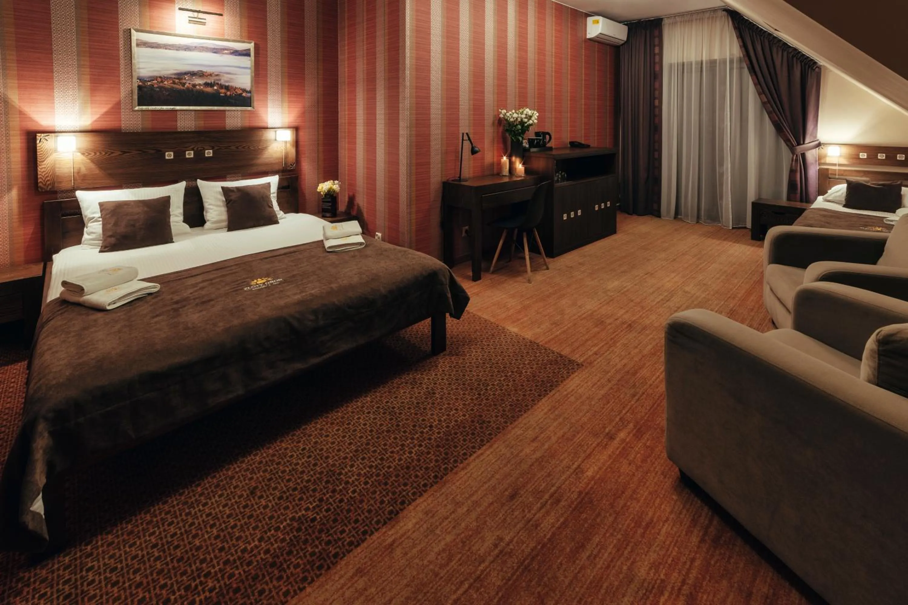 Bed in Złoty Groń Resort & Spa