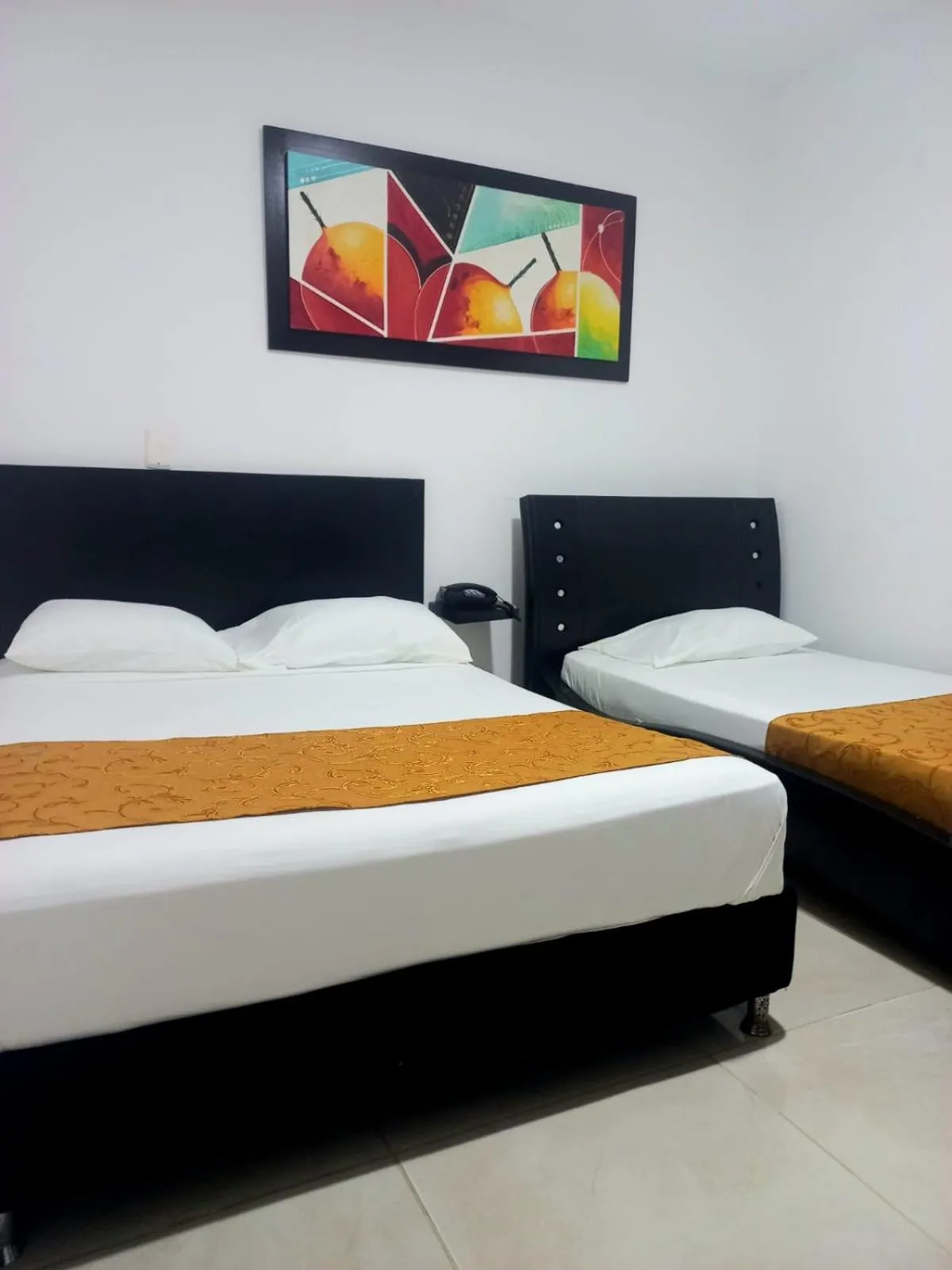 Bed in Hotel Diamonds