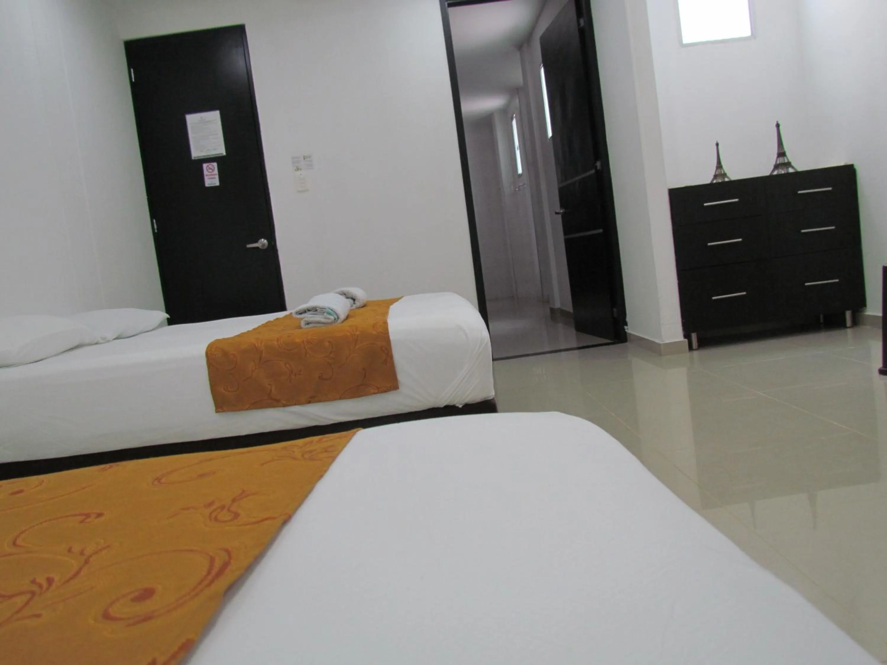 Bed in Hotel Diamonds