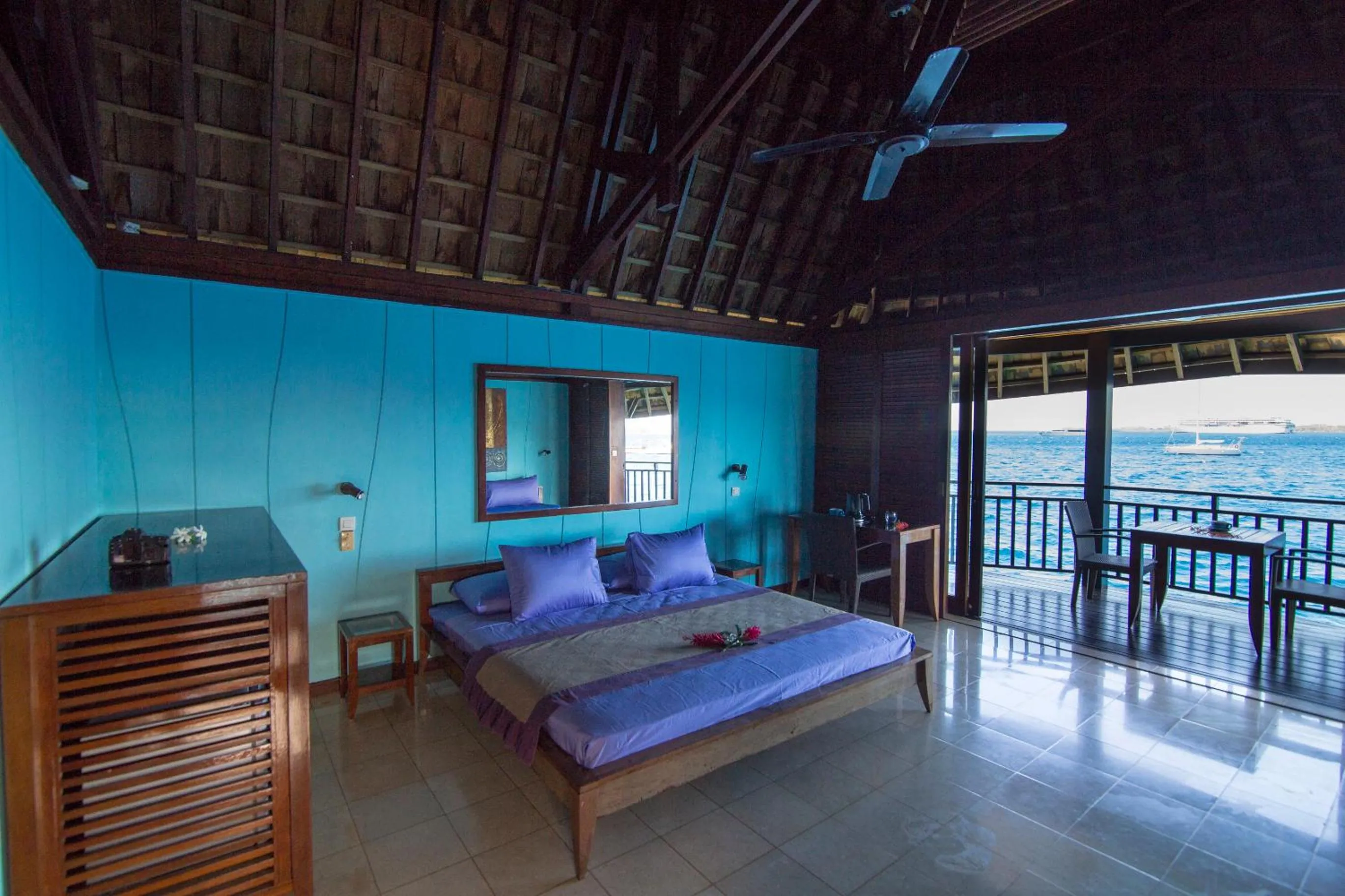 Balcony/Terrace, Bed in Oa Oa Lodge