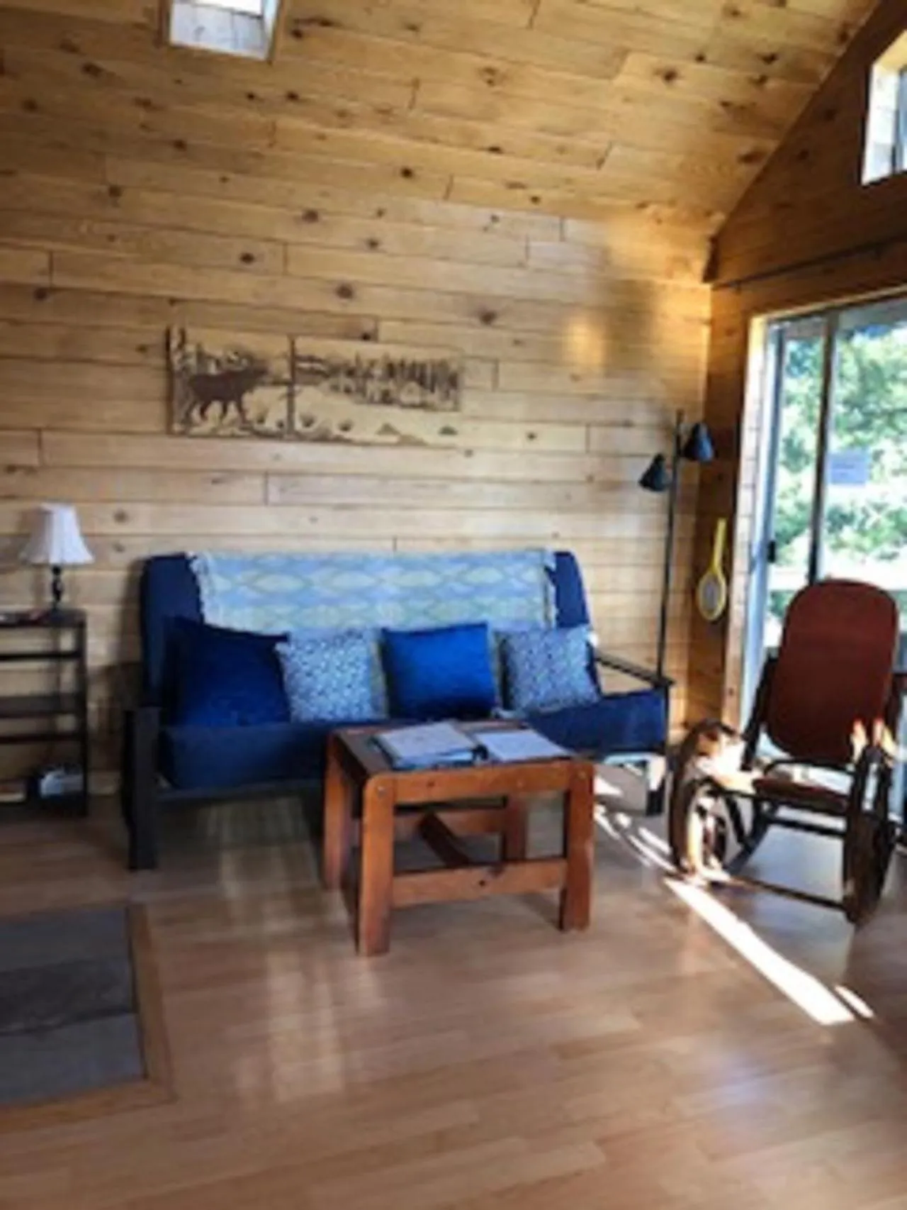 Living room in Nimpo Lake Resort