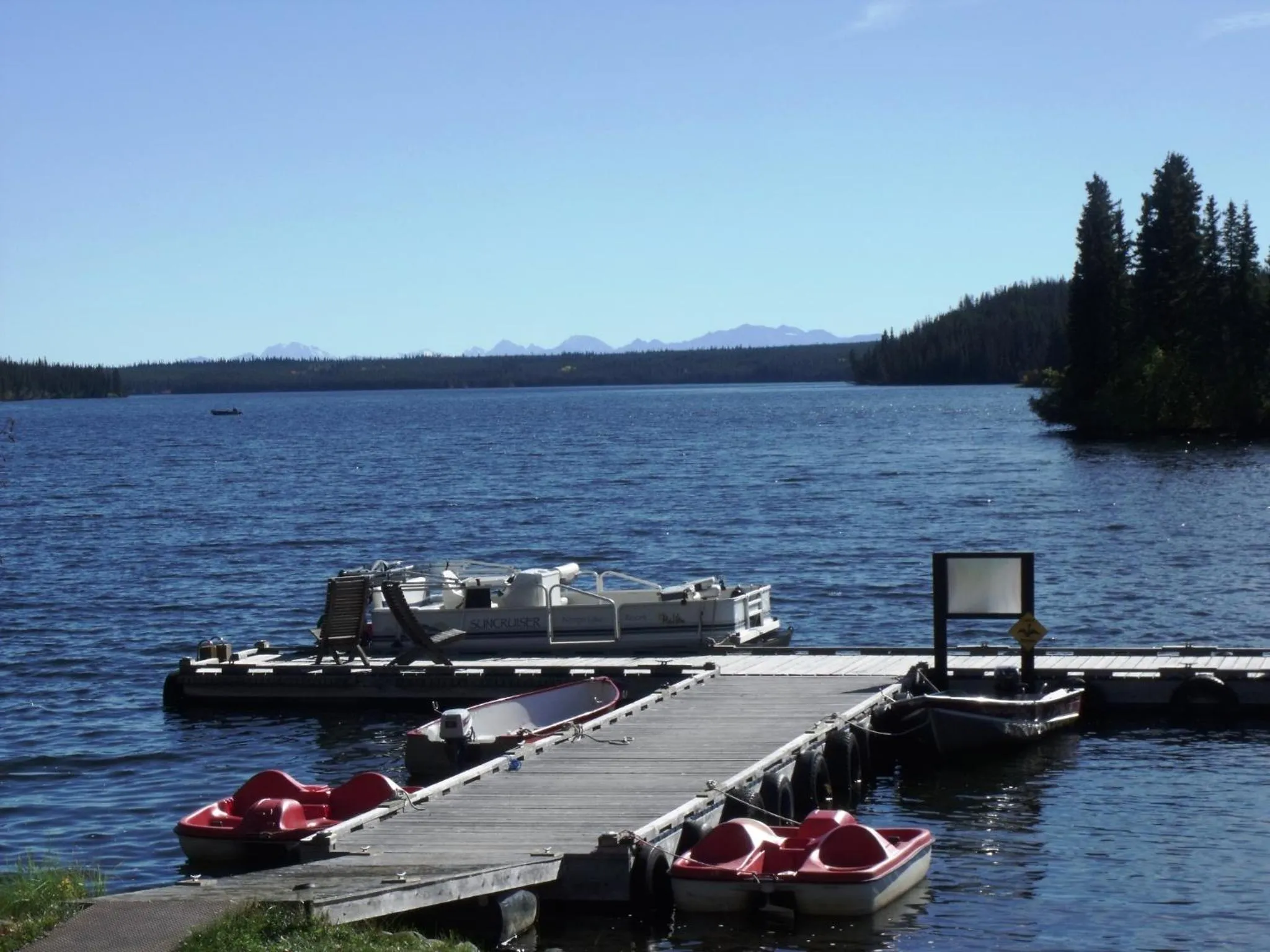 Beach in Nimpo Lake Resort