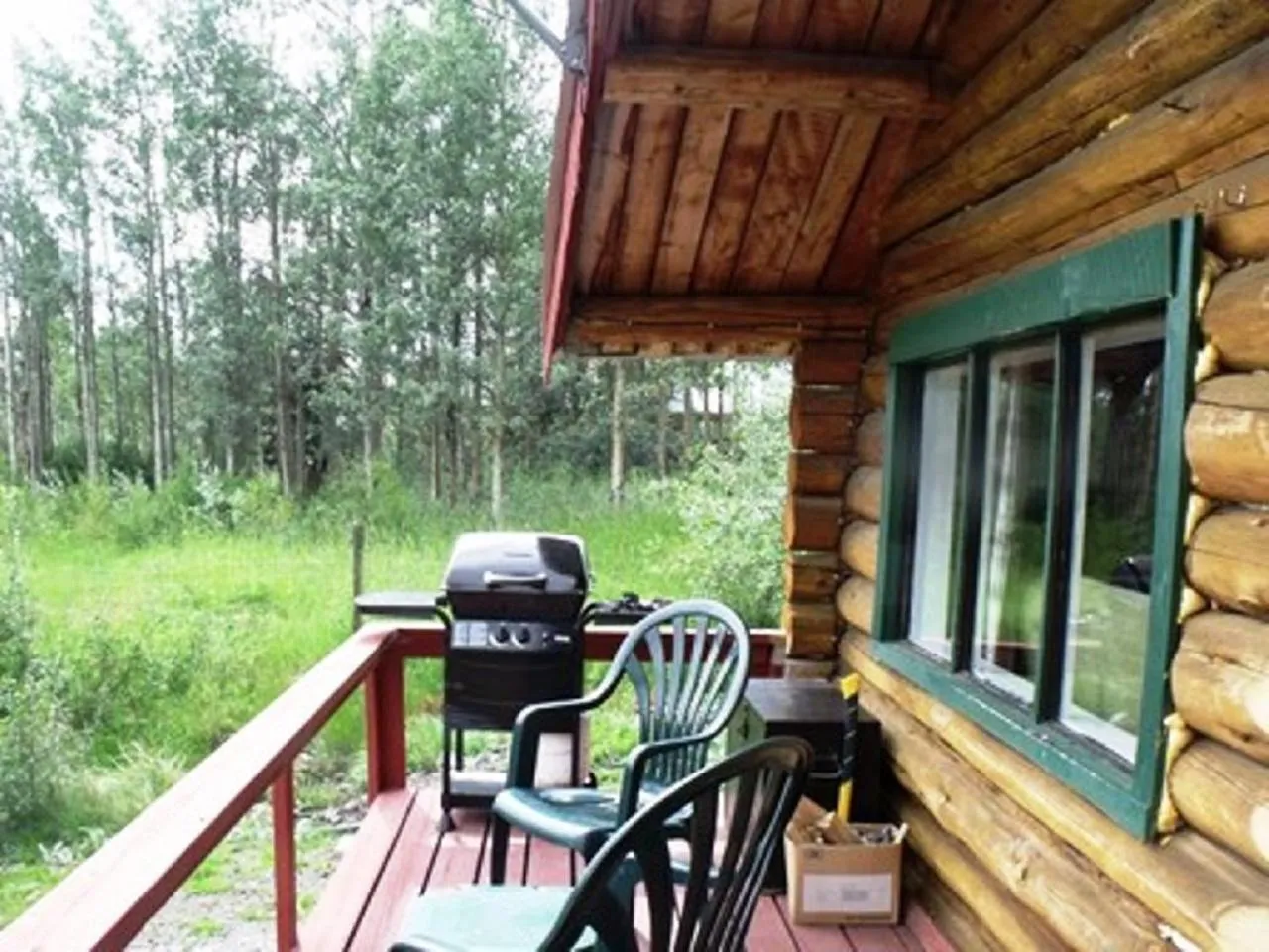 Balcony/Terrace in Nimpo Lake Resort