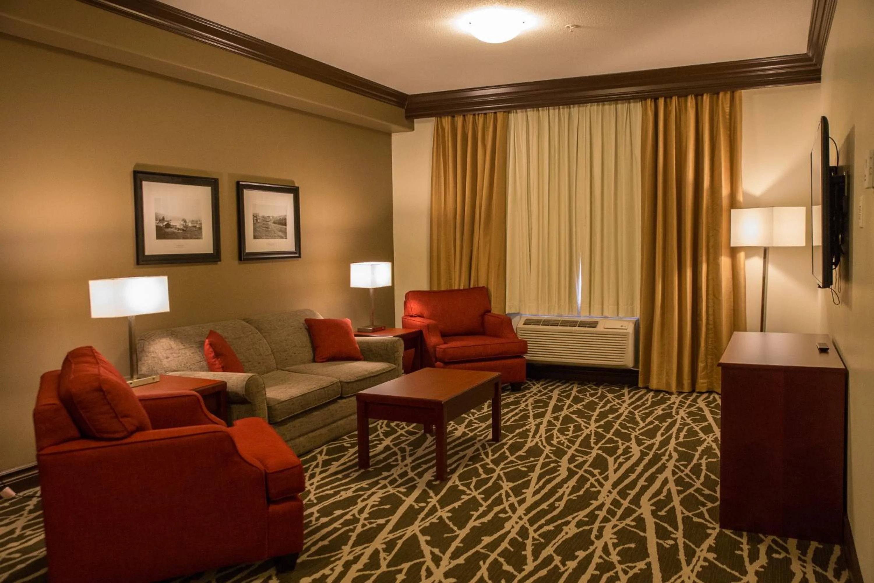 Living room in Chateau Nova Peace River