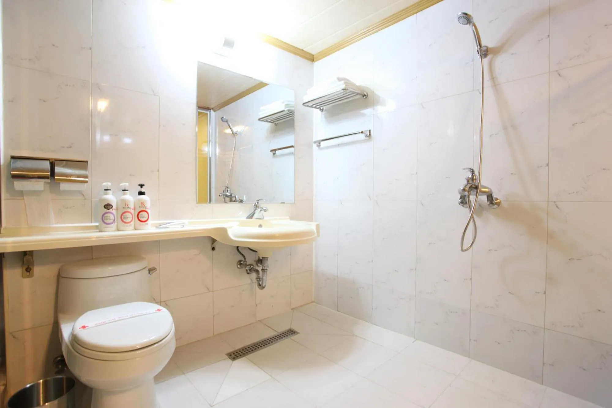 Shower in Prince Hotel