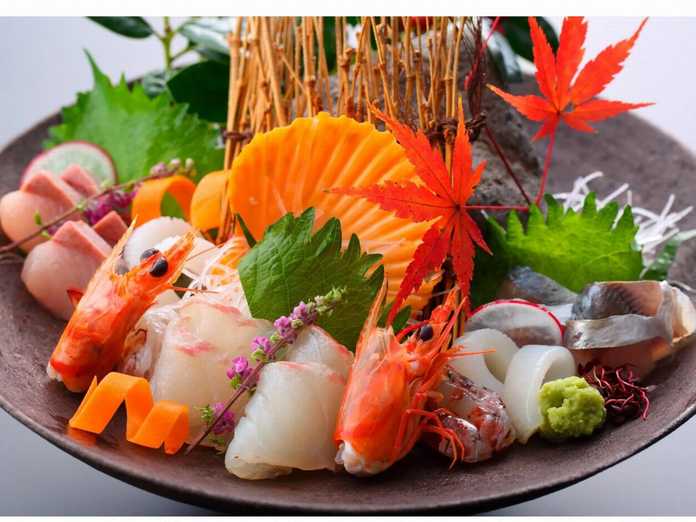 Food close-up in SEKIYA RESORT Terrace Midoubaru