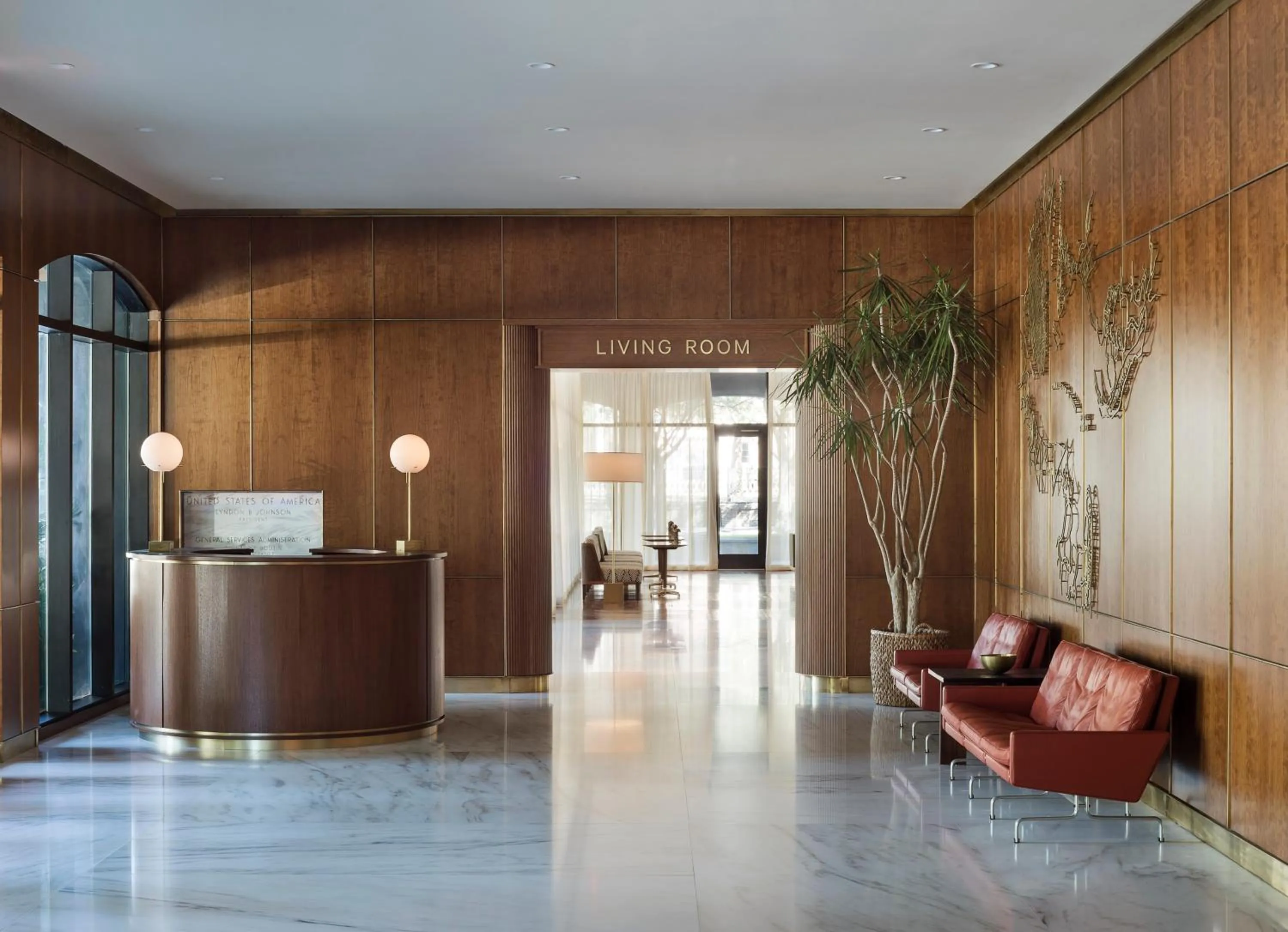 Lobby or reception in The Dewberry Charleston