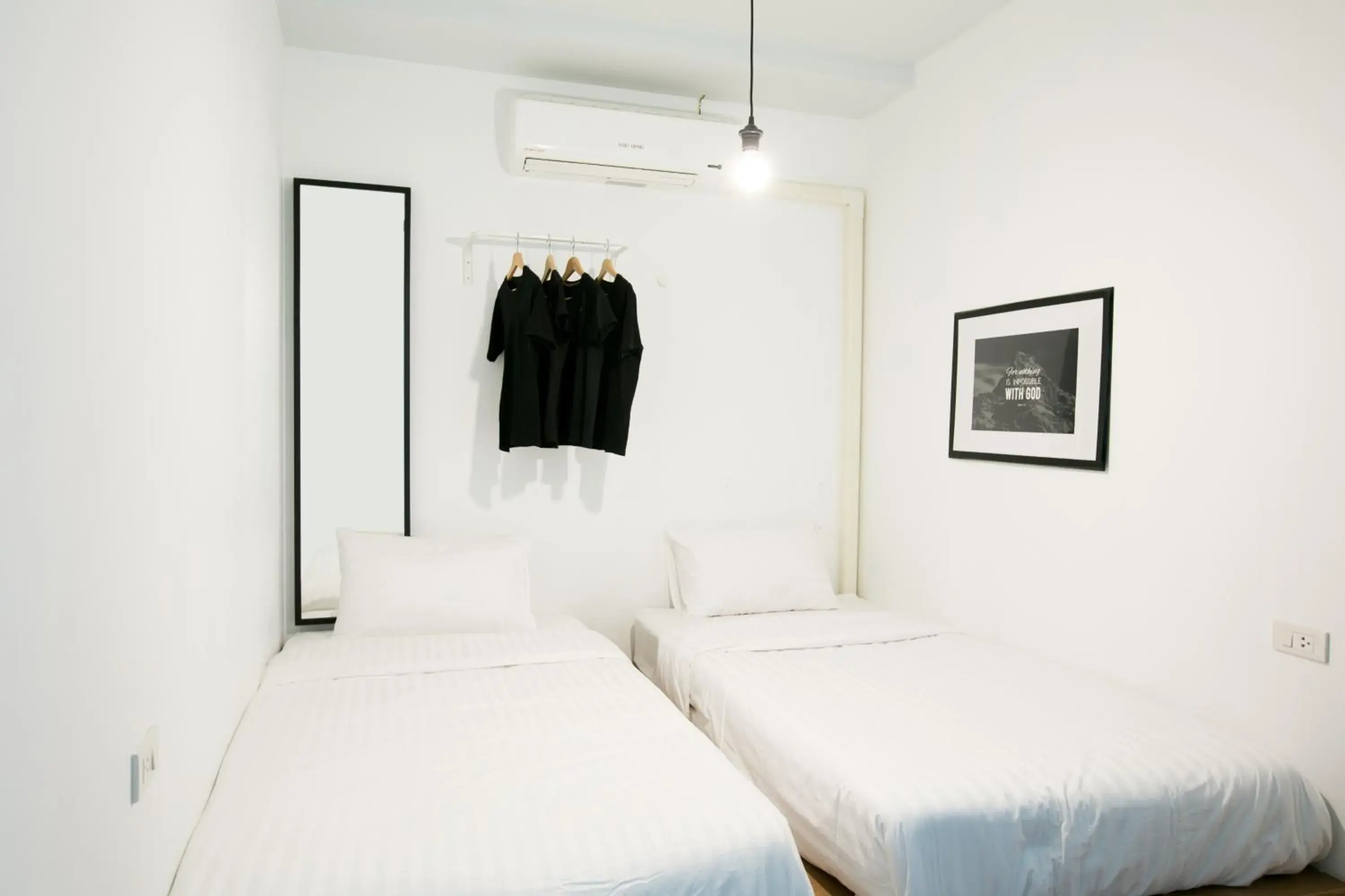 Twin Room with Shared Bathroom in Sleeping Well Chiangkhong Twin Room with Shared Bathroom in Sleeping Well Chiangkhong