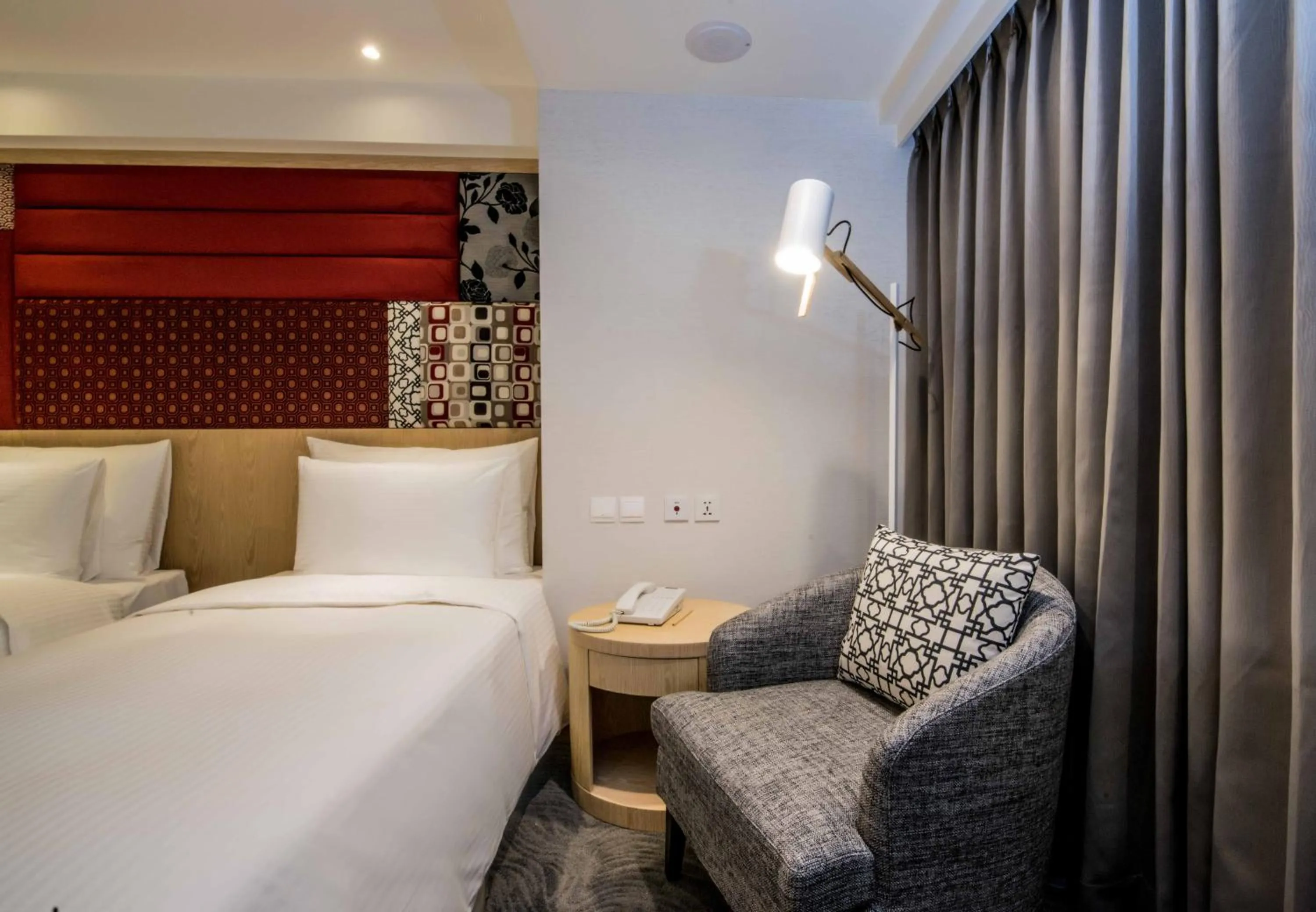 Decorative detail, Bed in Sonnien Hotel