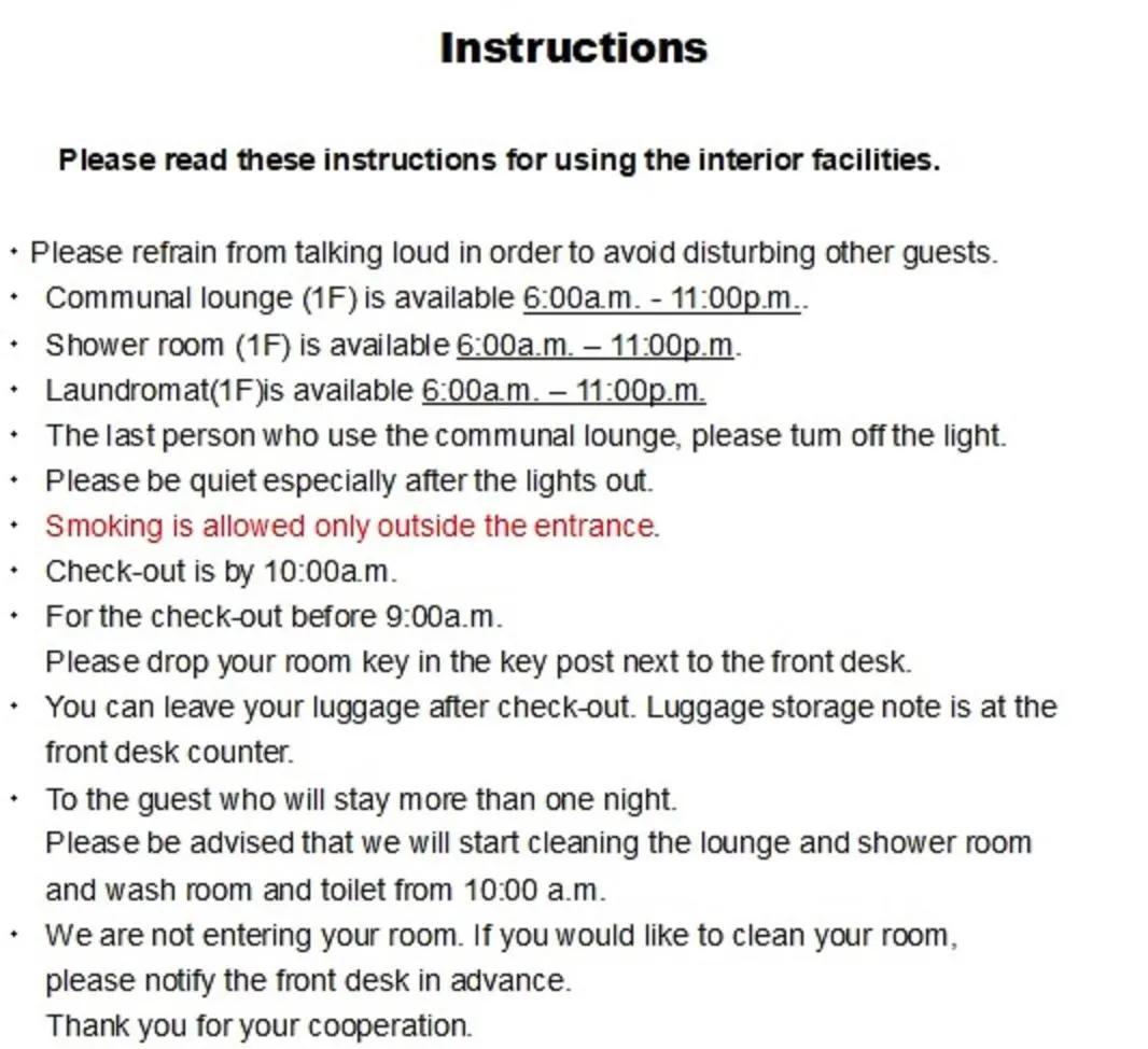 Photo of the whole room in GuestHouse Guu