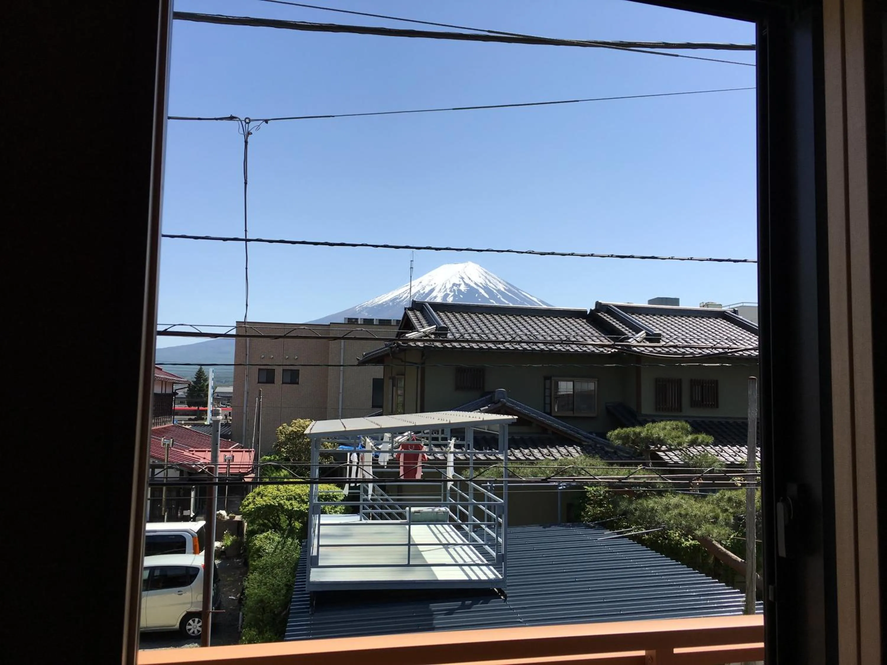 Mountain view in GuestHouse Guu