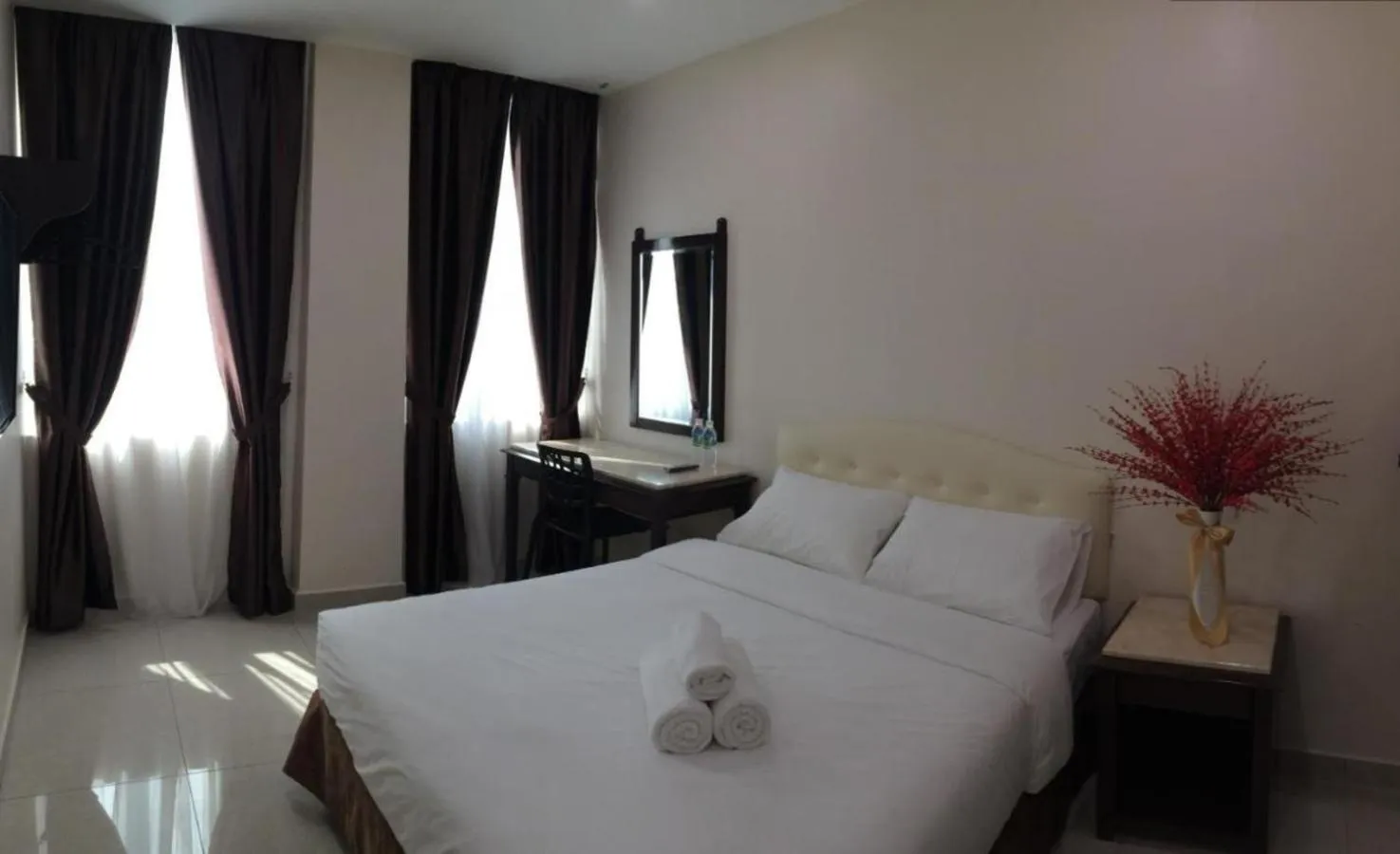 Bed in Sam Hotel Sitiawan