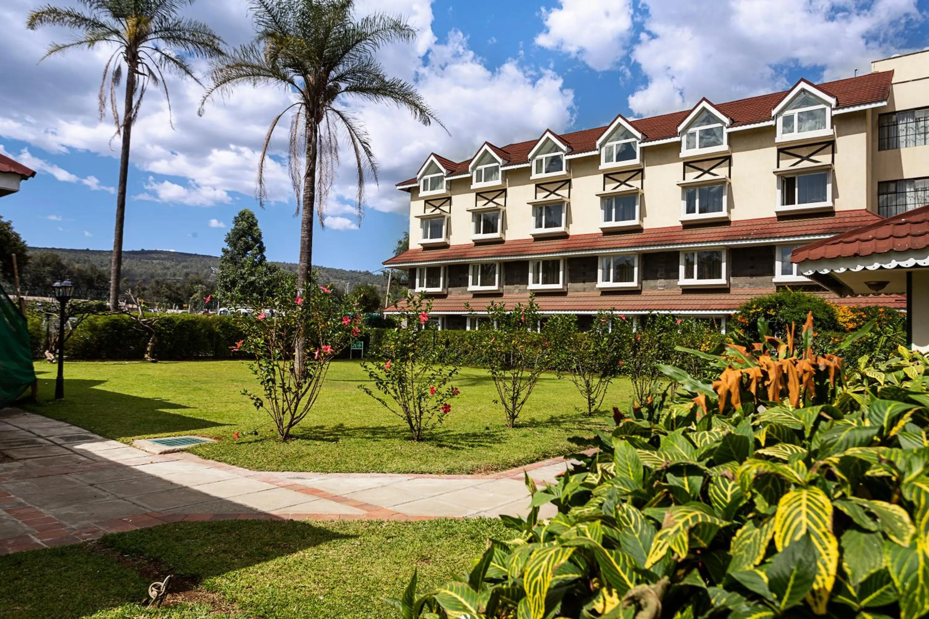 Garden view in Midland Hotel Nakuru