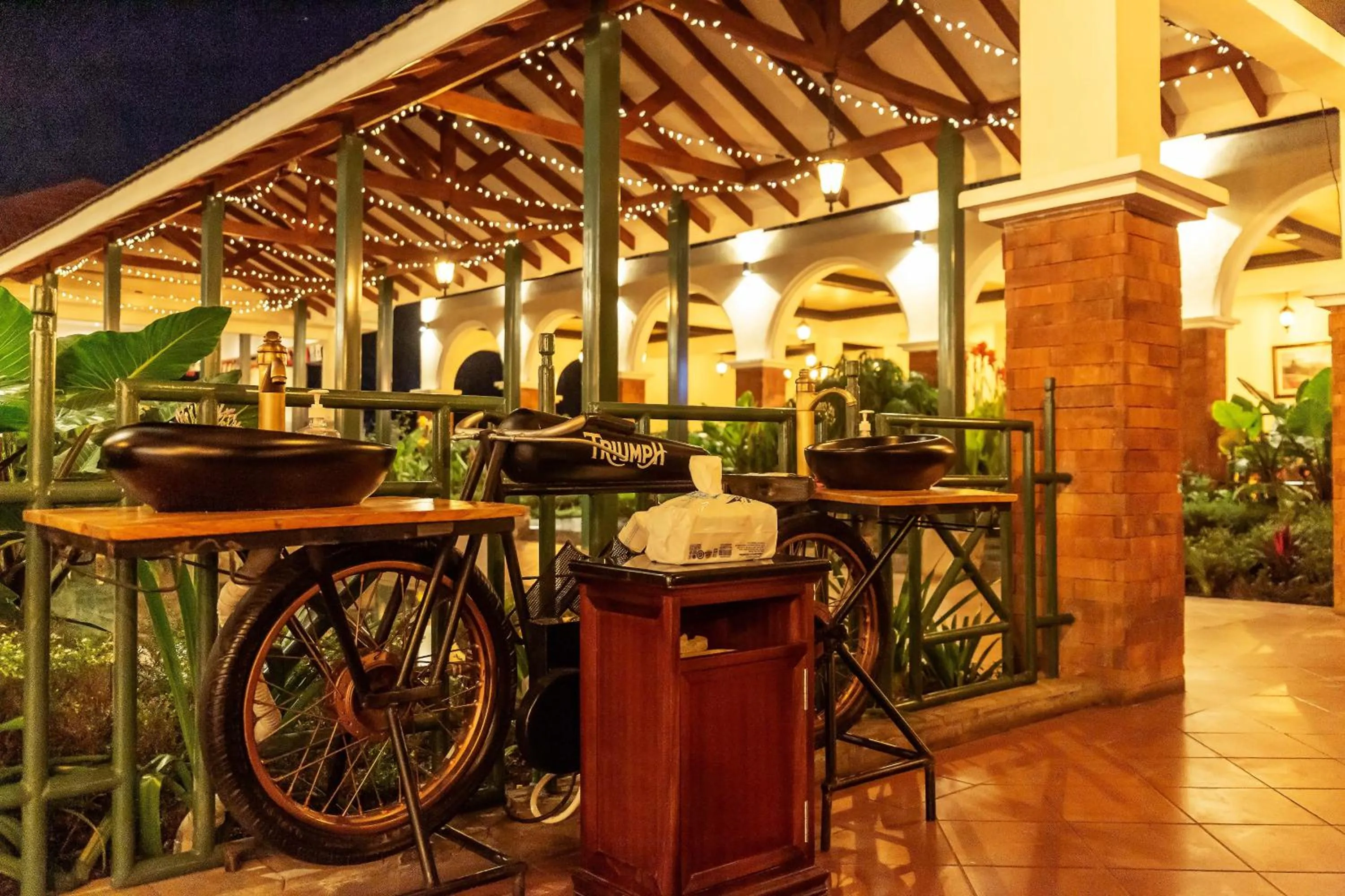 Garden view in Midland Hotel Nakuru