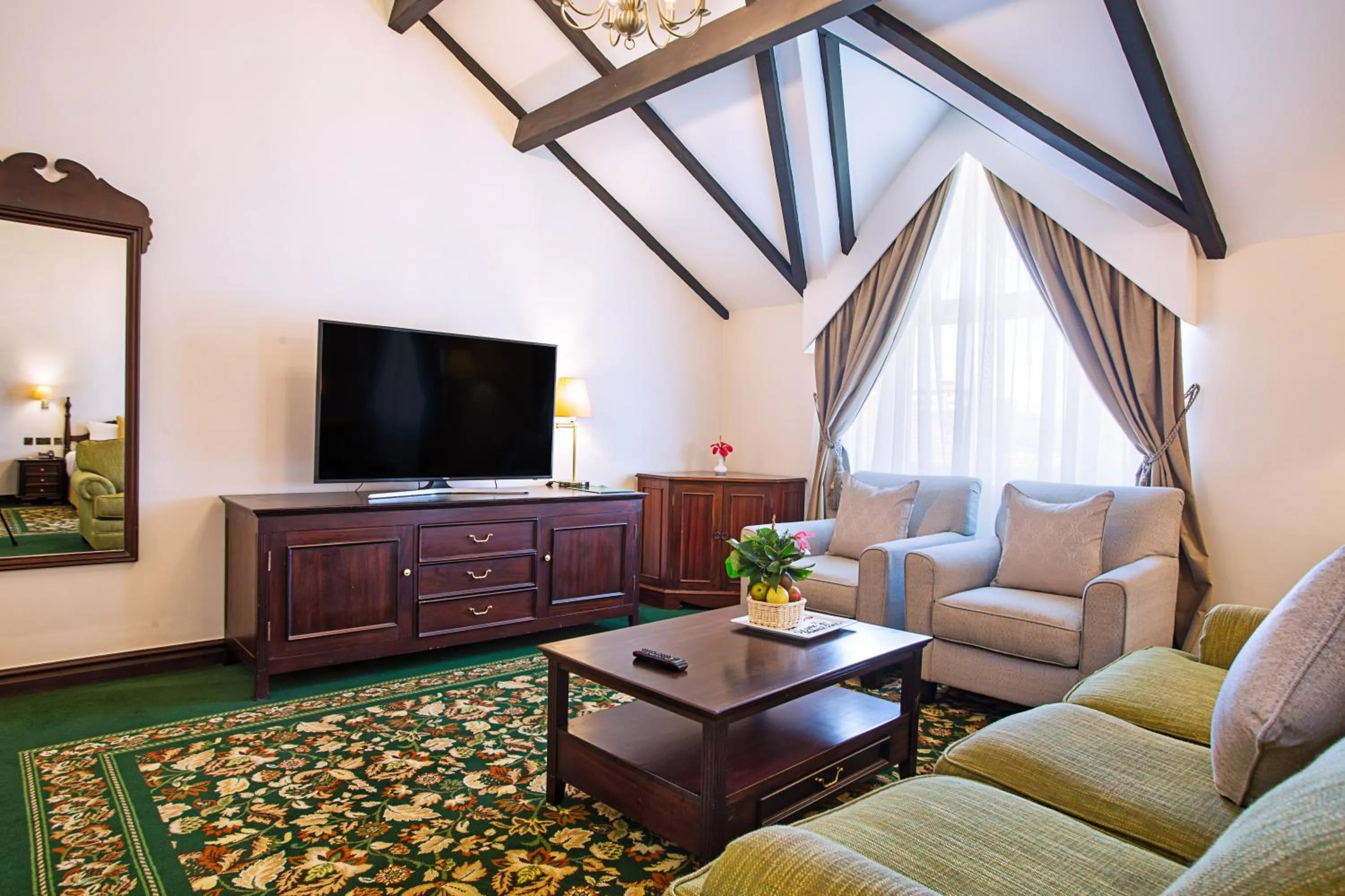 Living room in Midland Hotel Nakuru
