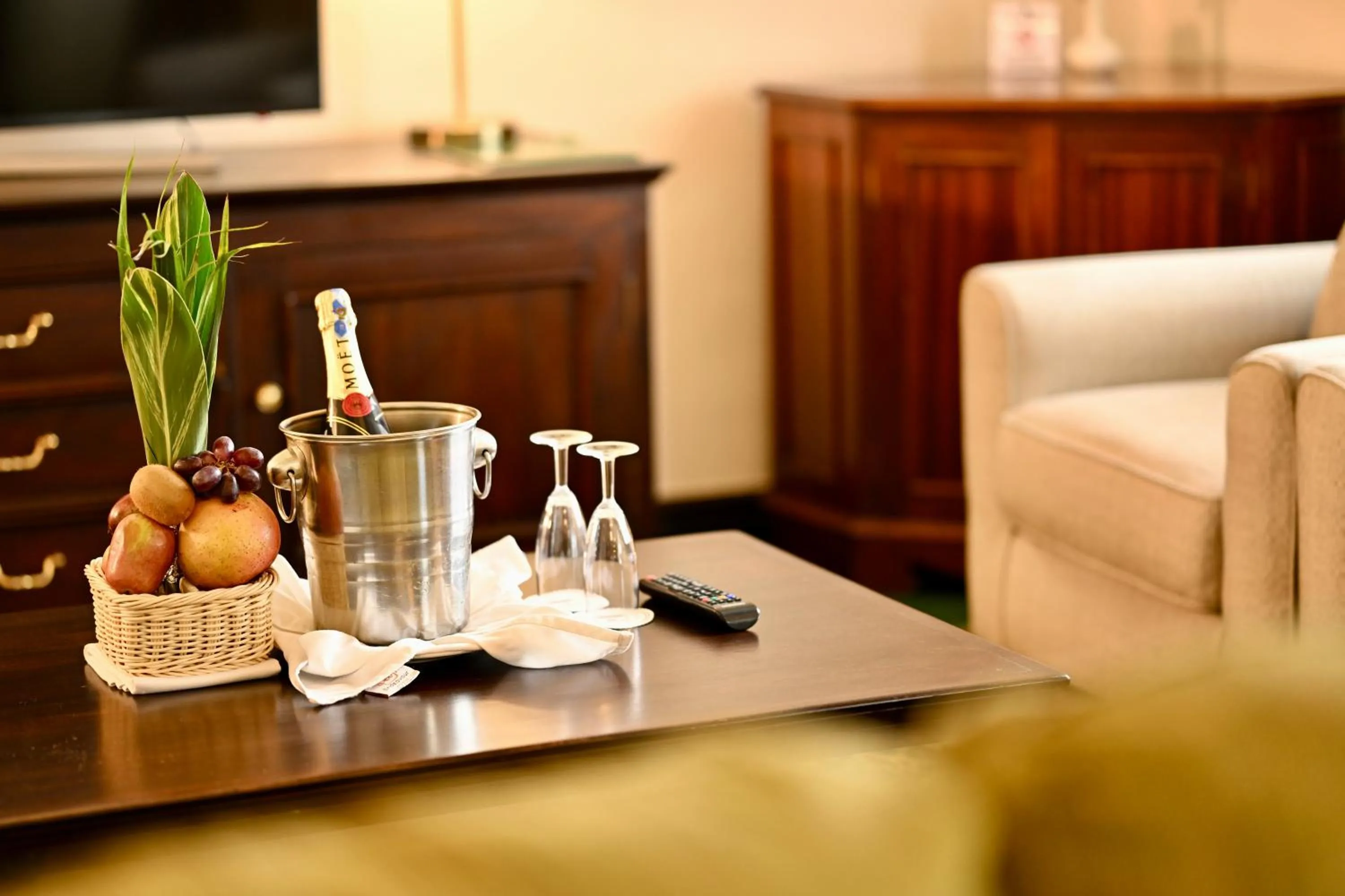 Living room in Midland Hotel Nakuru