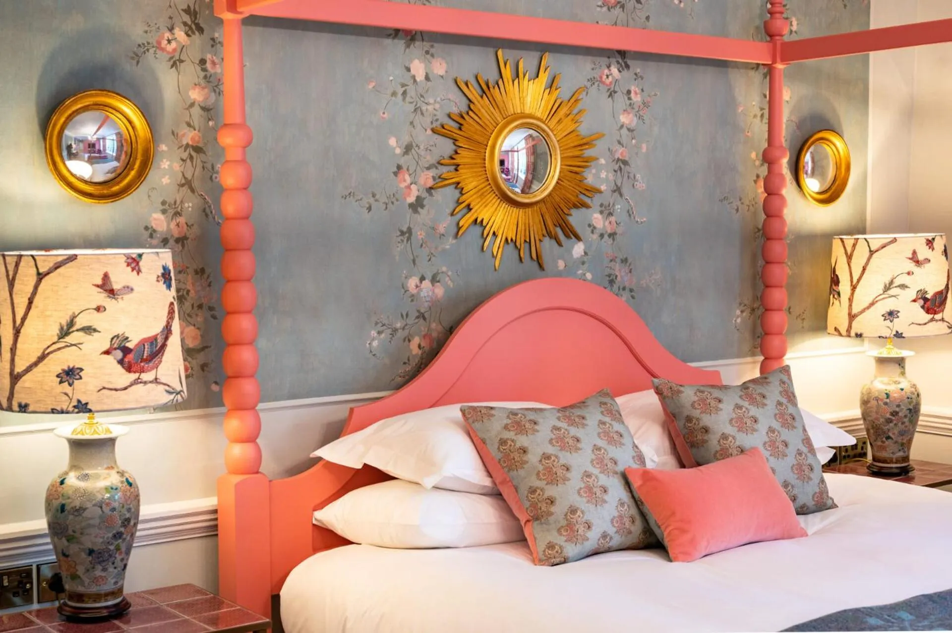 Bed in The Assembly House in central Norwich