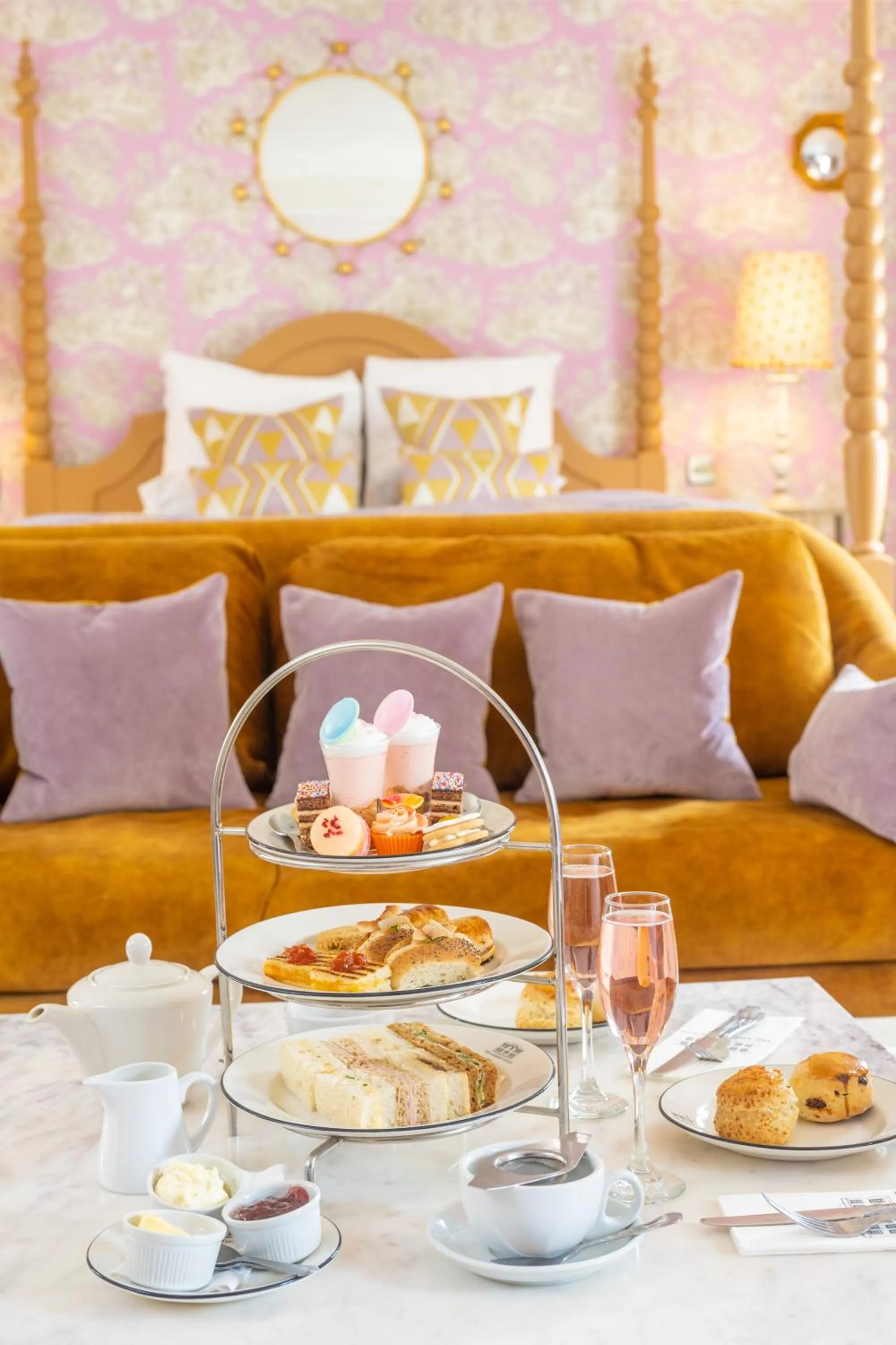 Bed in The Assembly House in central Norwich