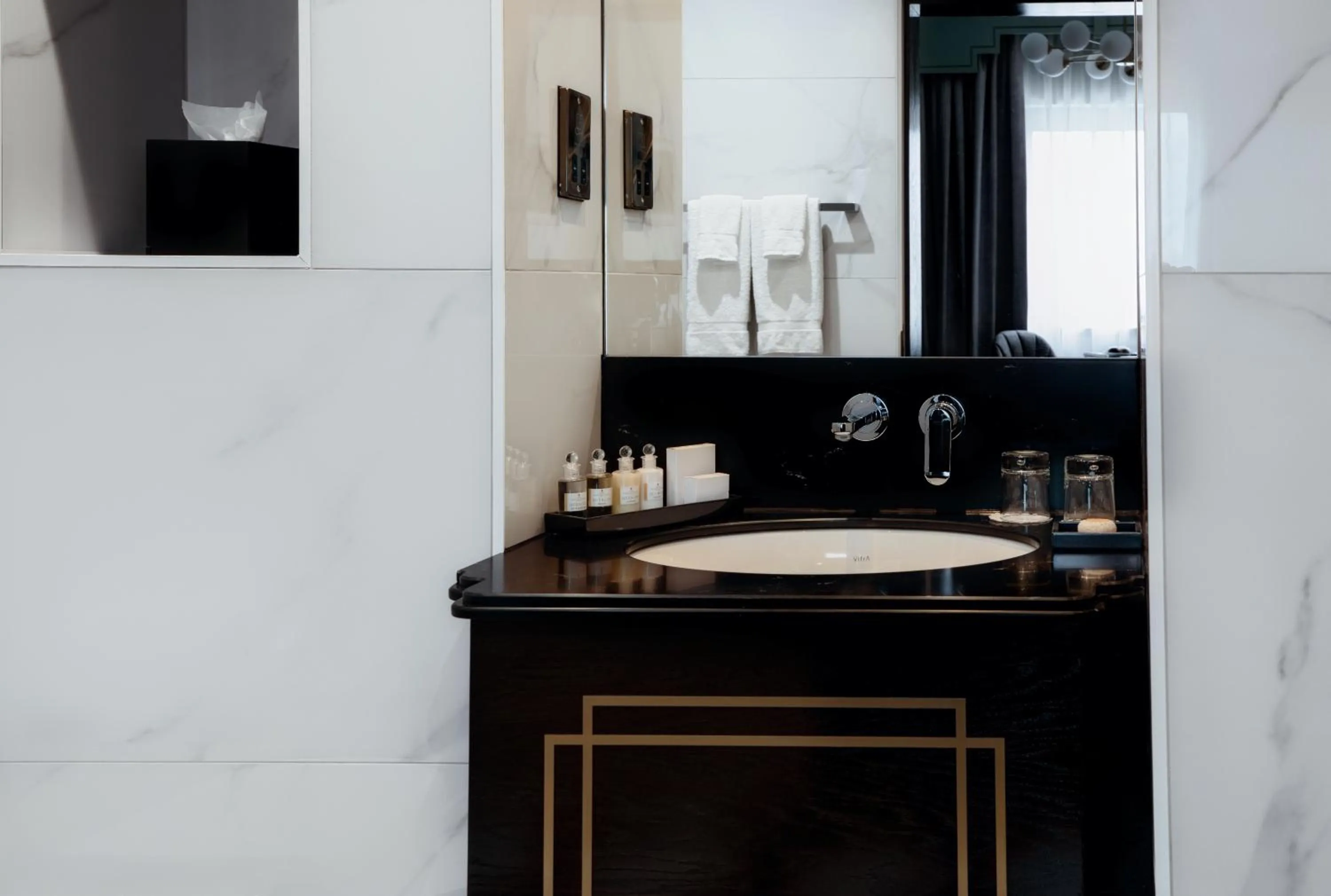 Bathroom in Crossbasket Castle, Hotel & Restaurant