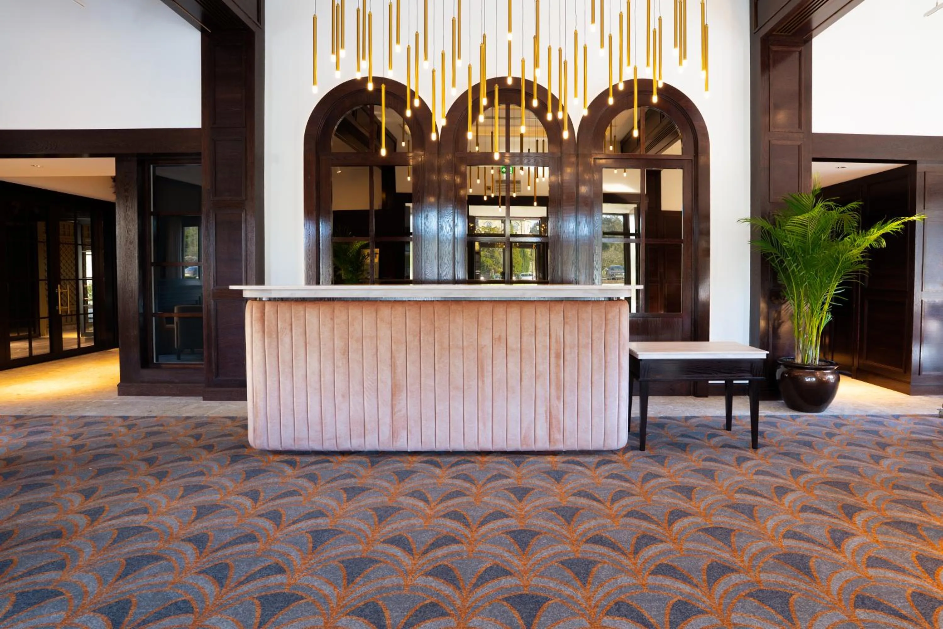 Lobby or reception in Crossbasket Castle, Hotel & Restaurant