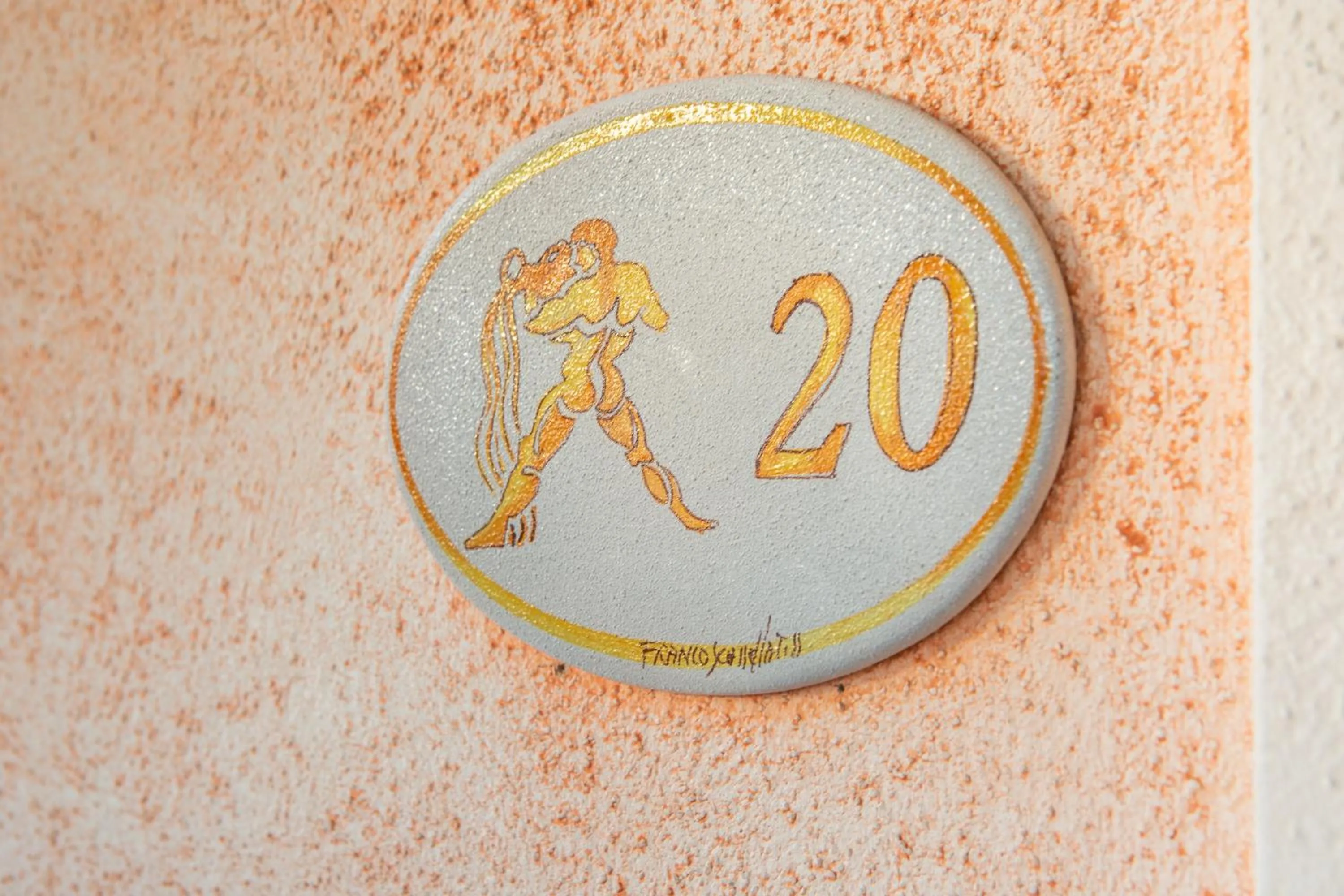 Decorative detail in Appartamenti Residence Zodiaco