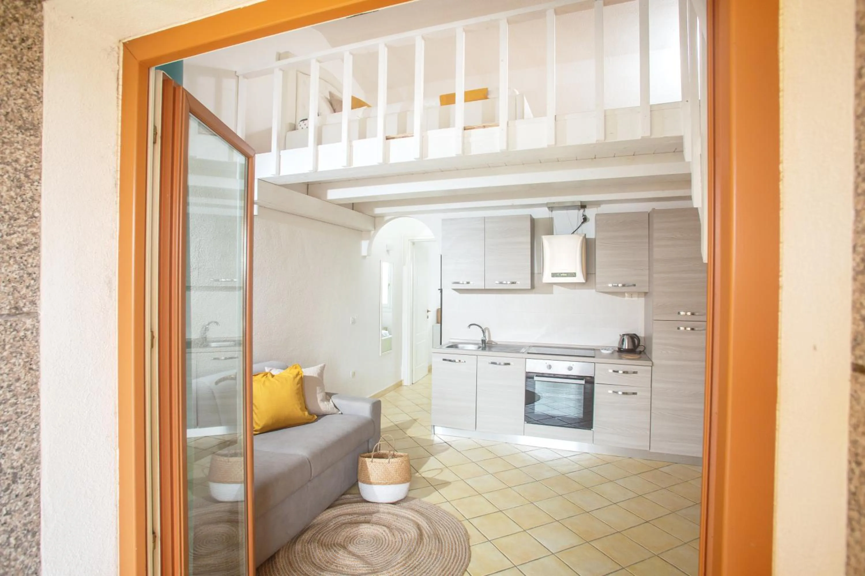 Kitchen or kitchenette in Appartamenti Residence Zodiaco