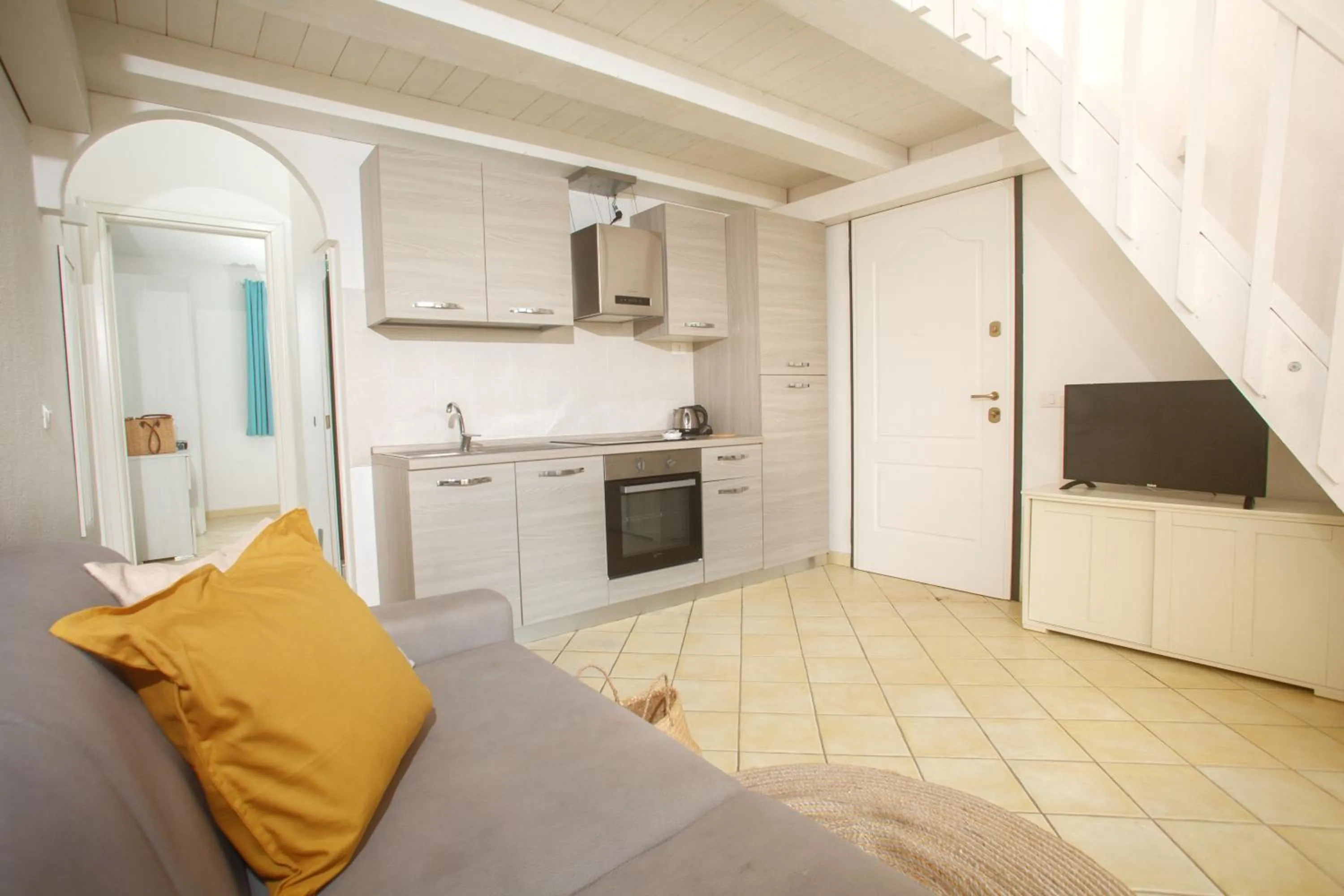 Kitchen or kitchenette in Appartamenti Residence Zodiaco