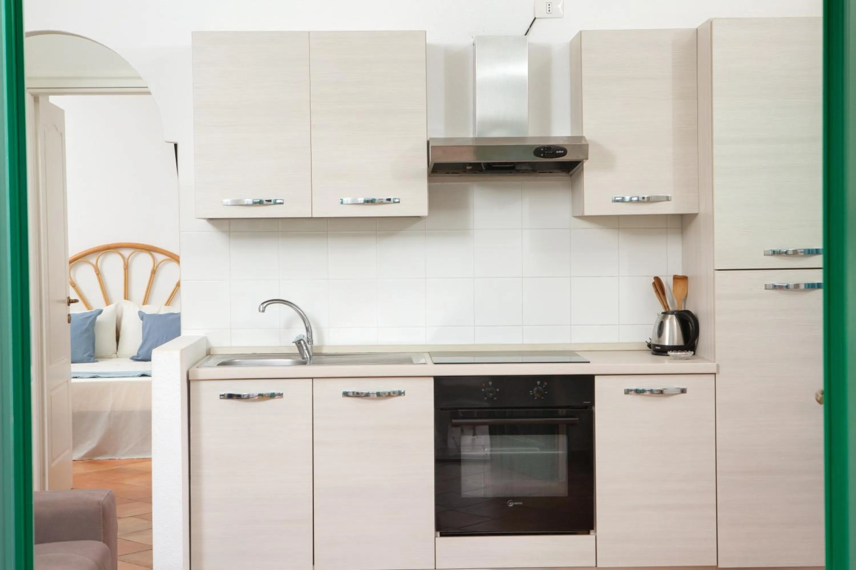 Kitchen or kitchenette in Appartamenti Residence Zodiaco