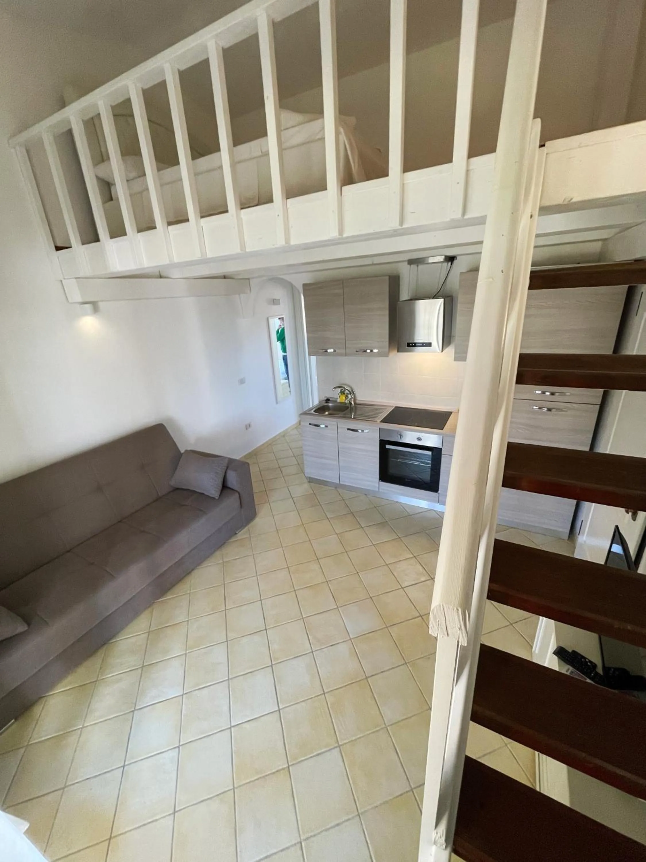 Kitchen or kitchenette in Appartamenti Residence Zodiaco