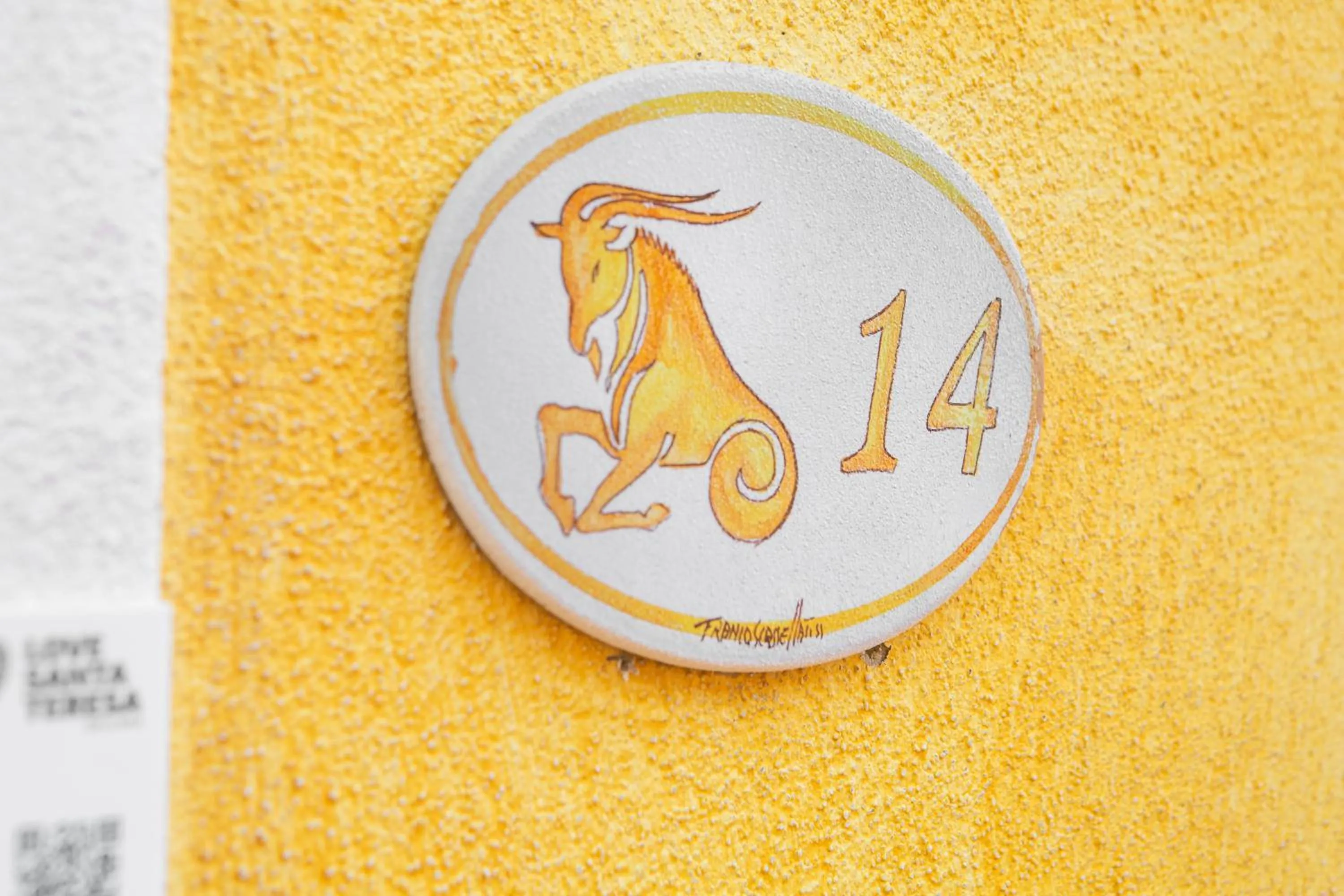 Decorative detail in Appartamenti Residence Zodiaco