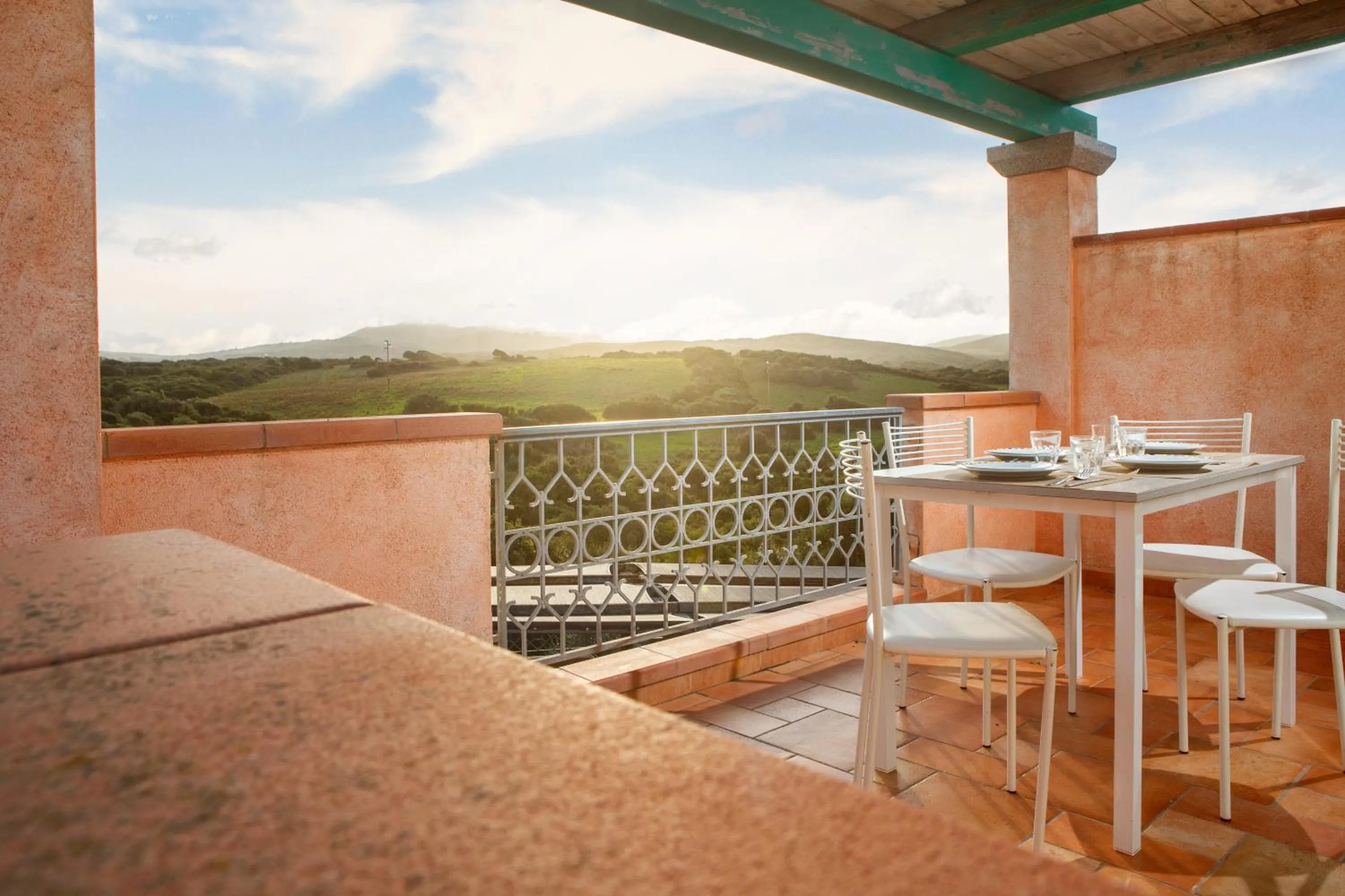 Balcony/Terrace in Appartamenti Residence Zodiaco