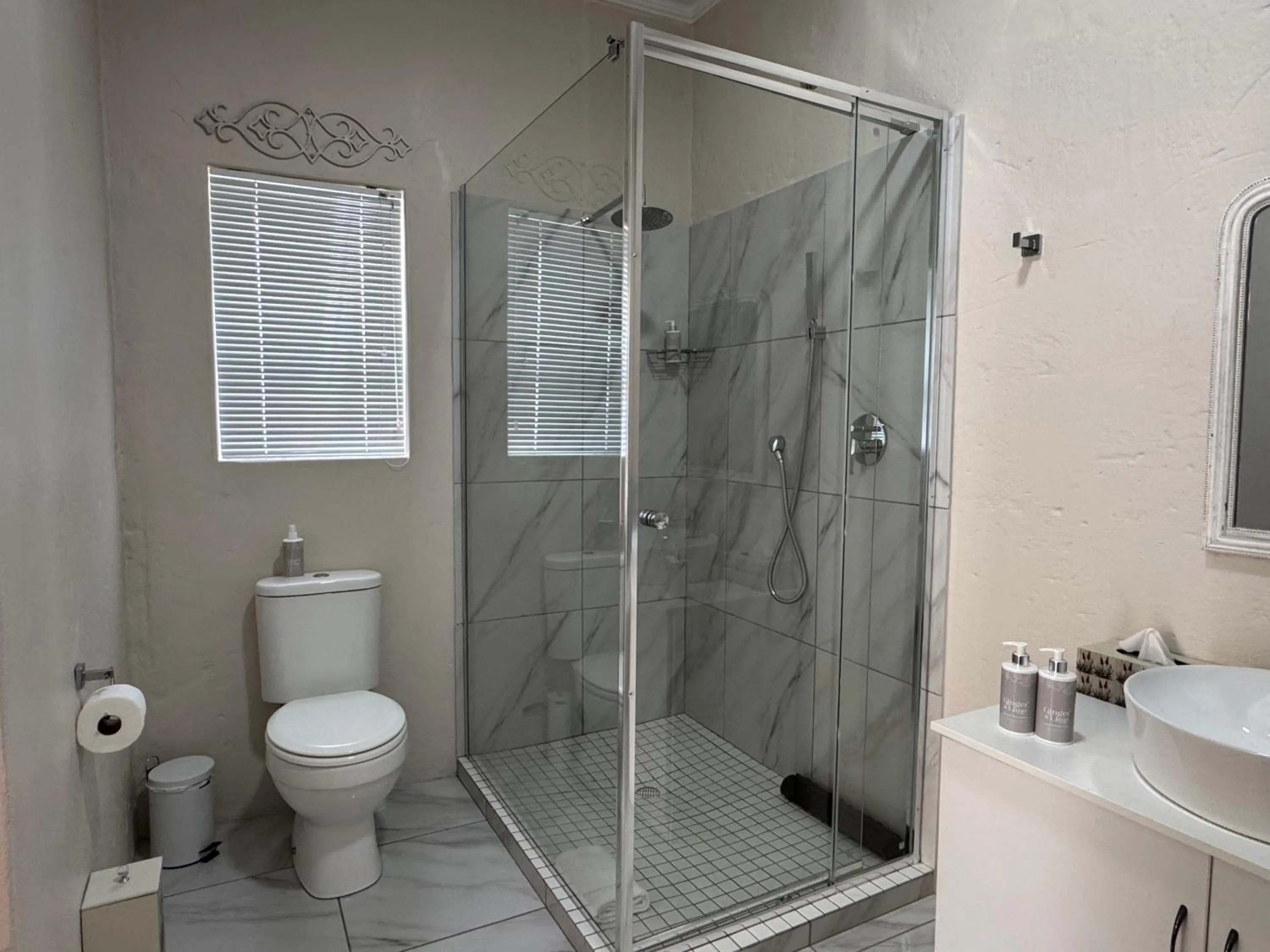 Shower in Rietjiesbos Self Catering