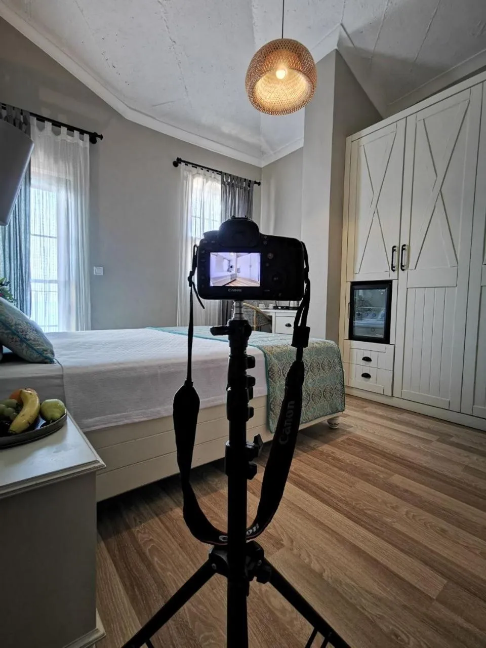 Bedroom in Side Kleopatra Hotel