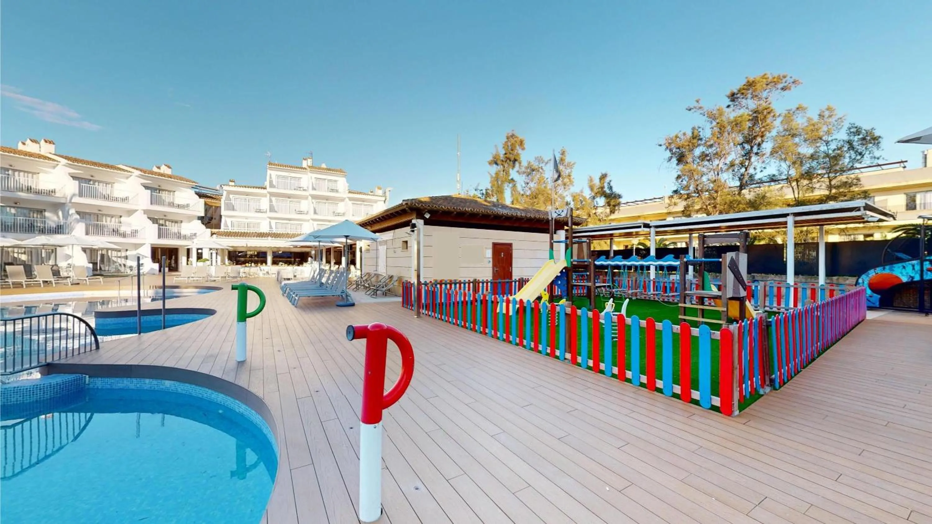 Children play ground in Playas Ca's Saboners