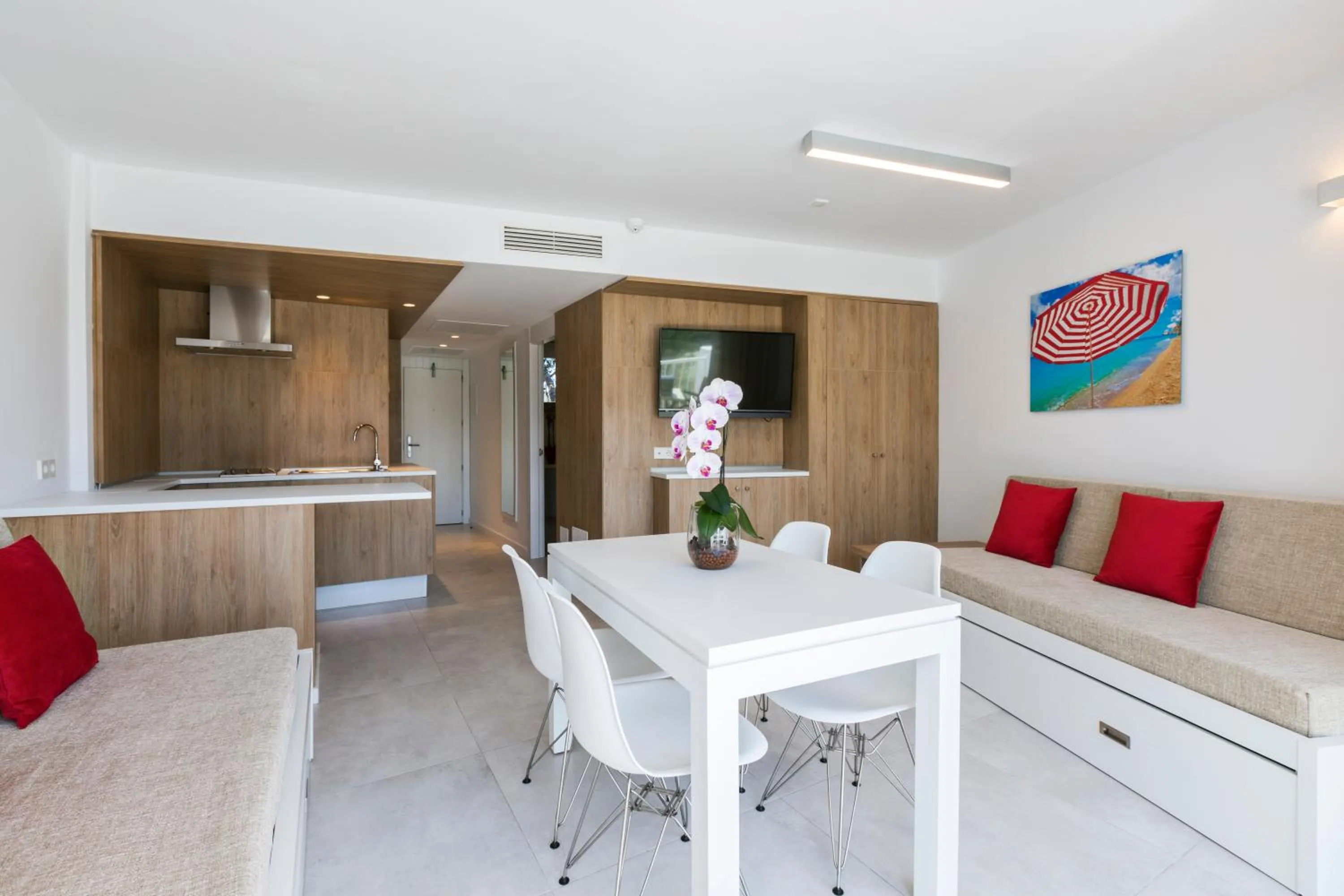 Kitchen or kitchenette in Playas Ca's Saboners