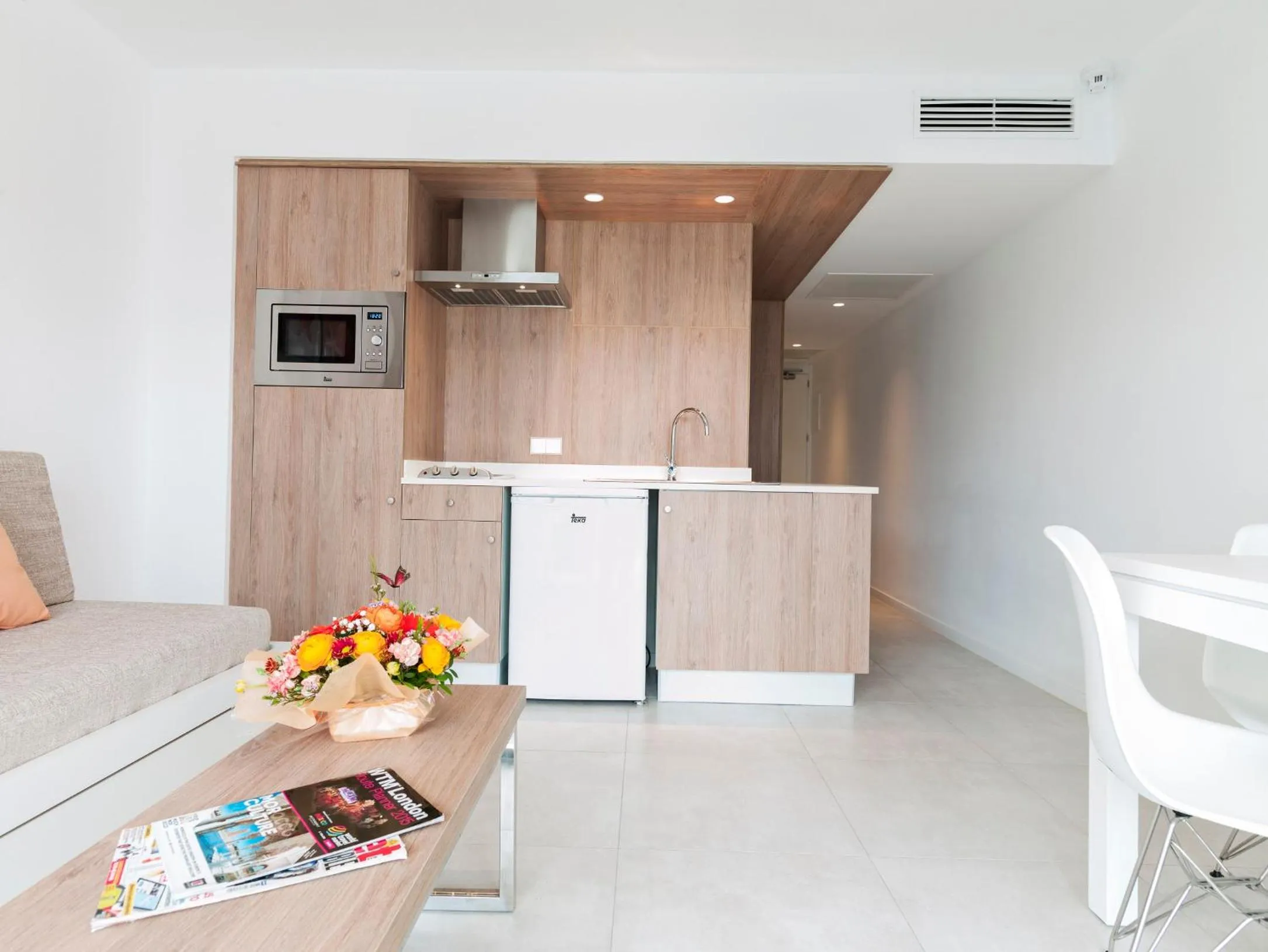 Kitchen or kitchenette in Playas Ca's Saboners