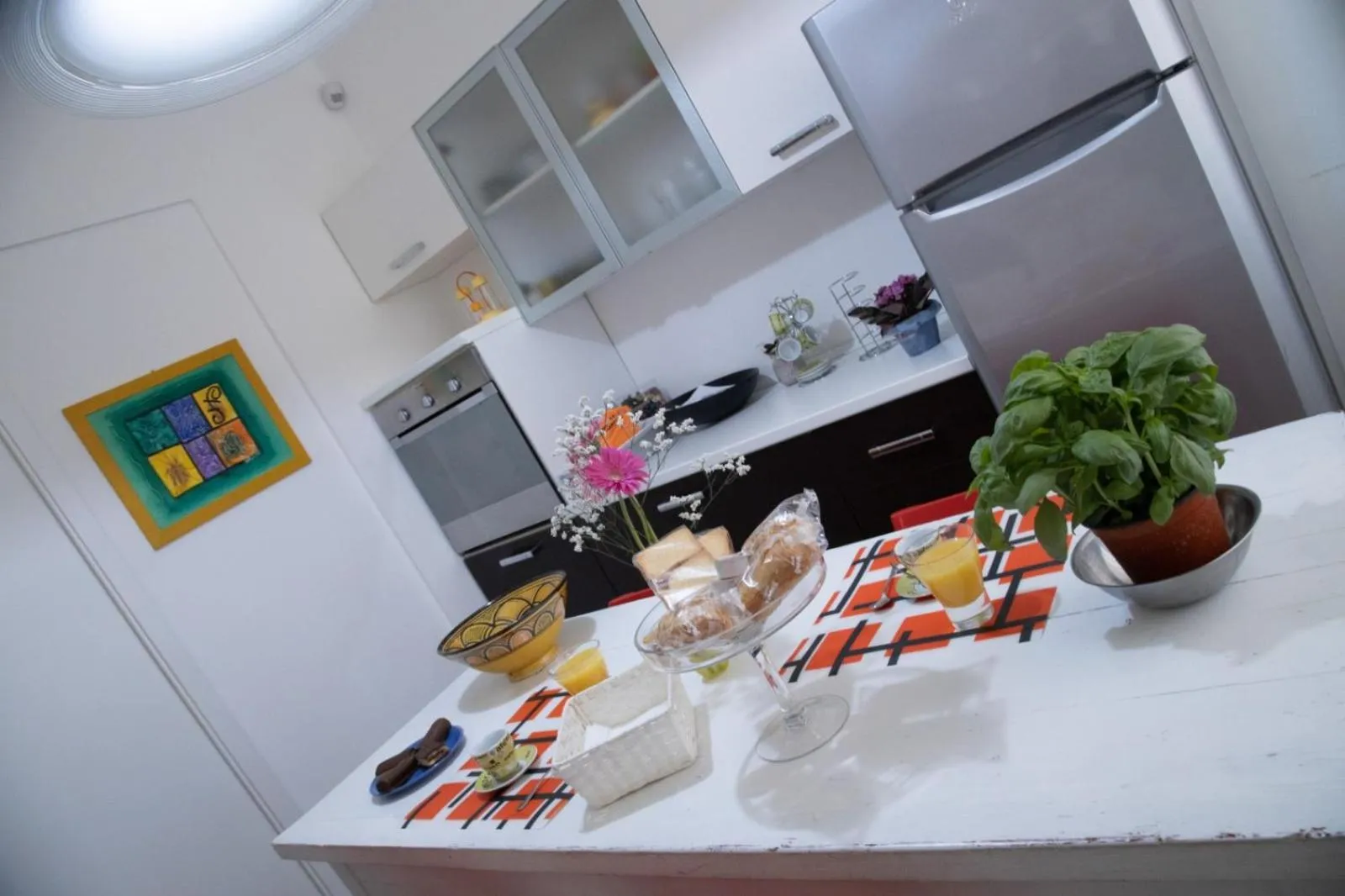 Kitchen or kitchenette in La Vispa Teresa zona ospedale