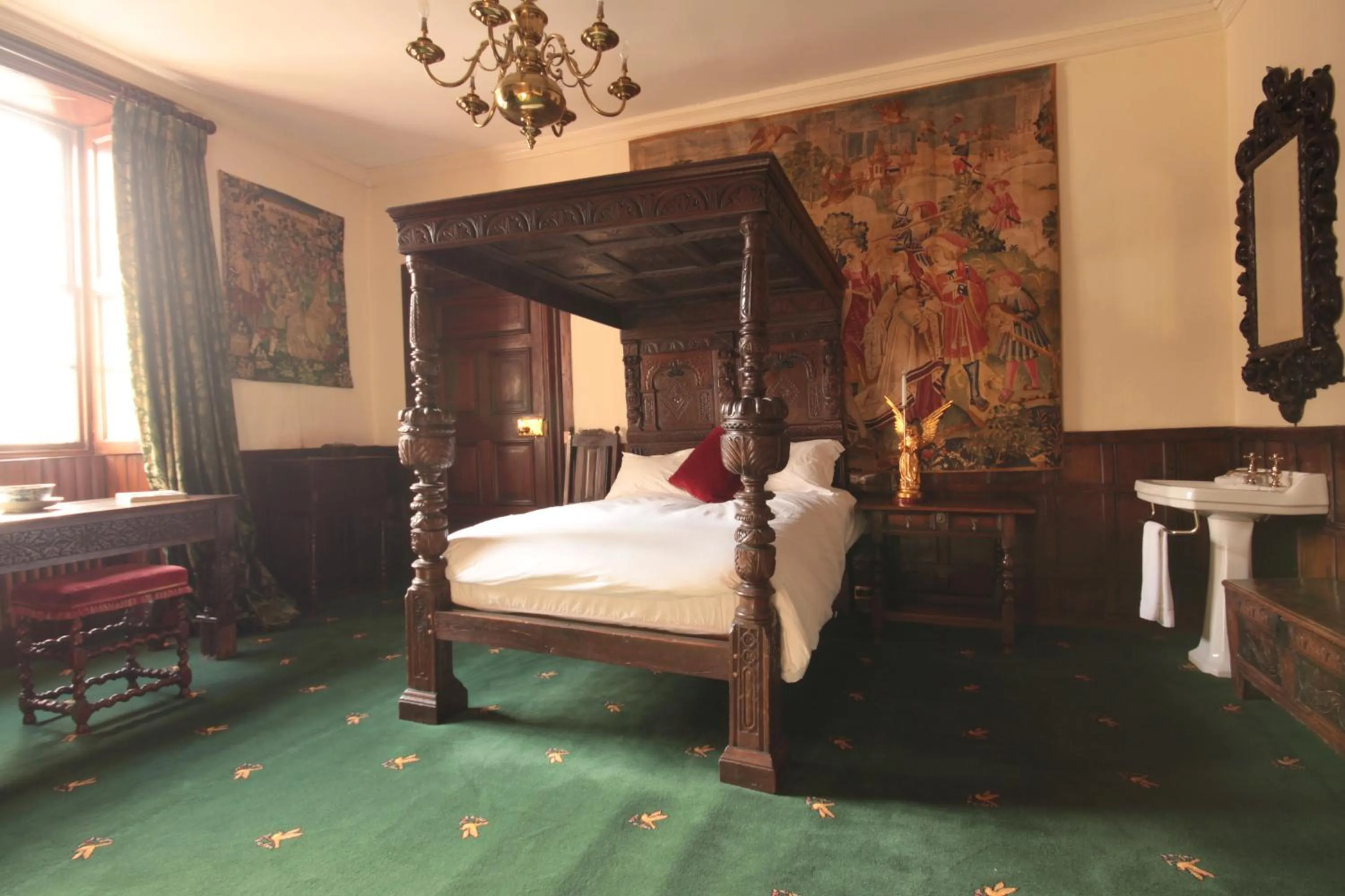 Bedroom in Appleby Castle